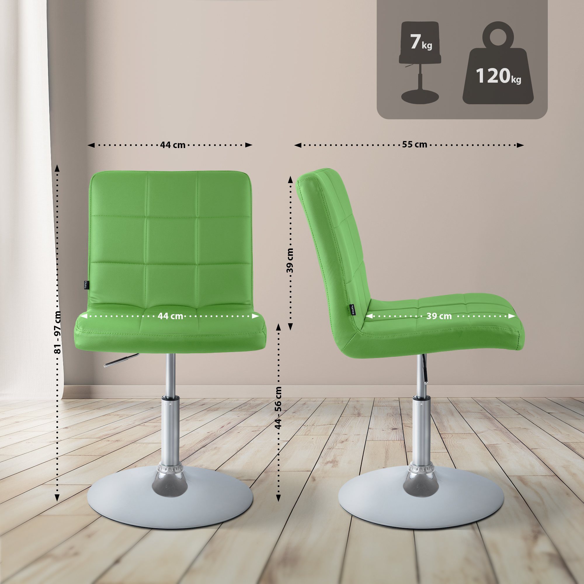 CLP Esszimmerstuhl Ricky, Kunstlederbezug, drehbar und günstig online kaufen