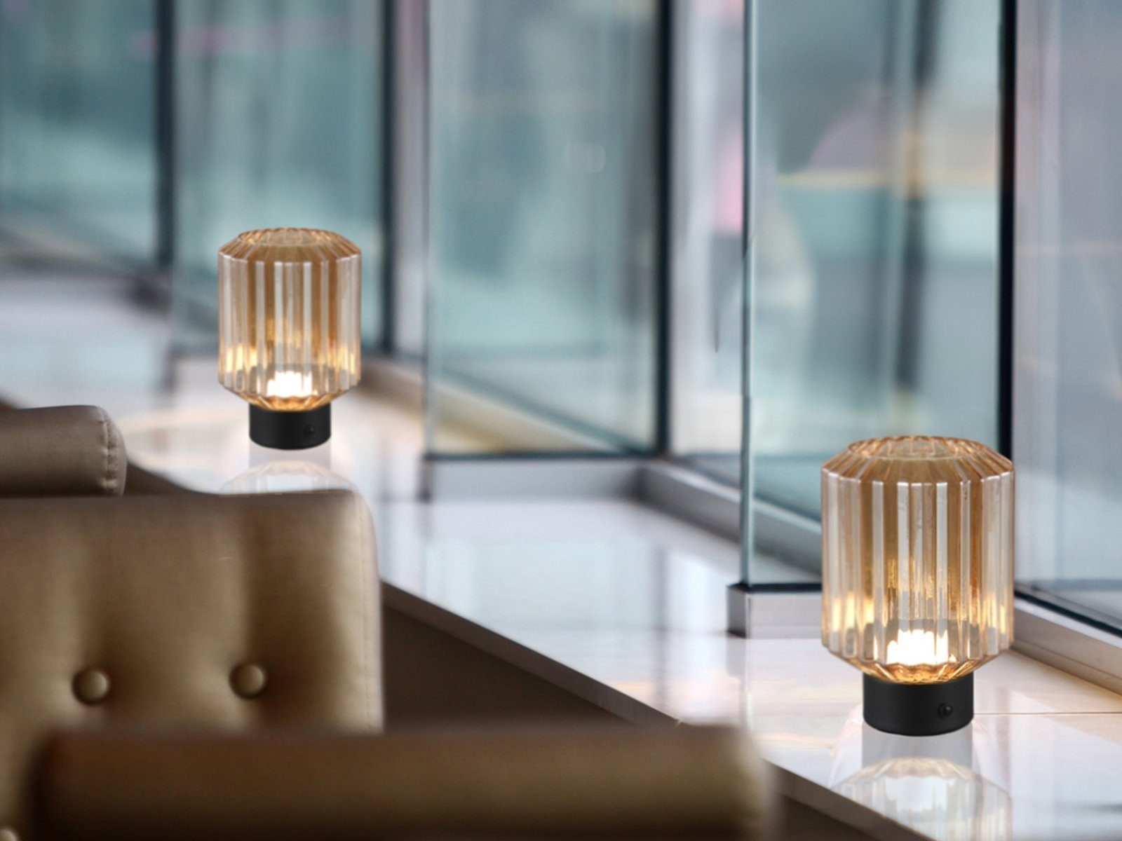 Reality Leuchten LED Tischleuchte, Dimmfunktion, LED fest integriert, Warmw günstig online kaufen