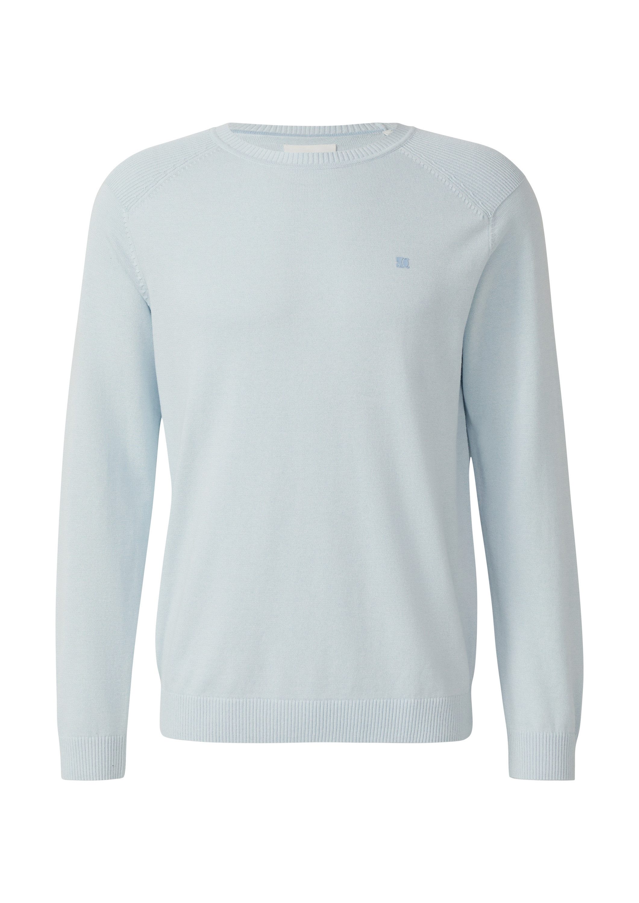 s.Oliver Longpullover Strickpullover Pullover aus Moulinéstrick günstig online kaufen