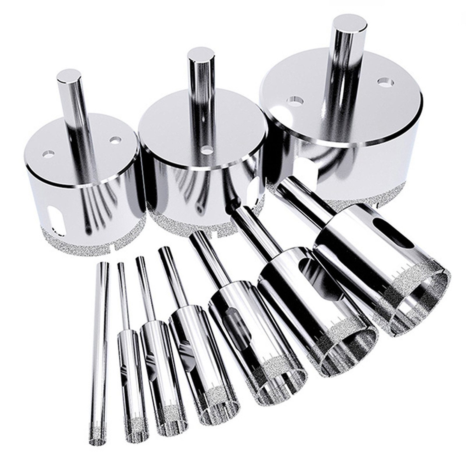 REDOM Bohrkrone 10er Diamantbohrer Set Bohrerwerkzeug, 6-68mm Glasbohrer Ke günstig online kaufen