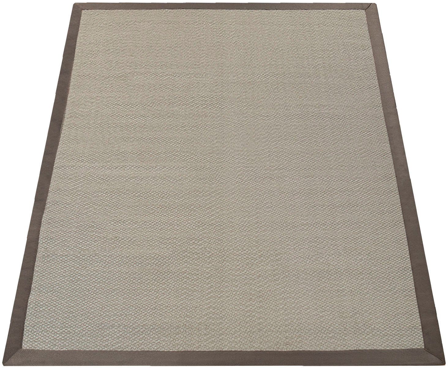 Teppich Sisala 270, Paco Home, rechteckig, Höhe: 4 mm, Flachgewebe, gewebt, Sisal Optik, Bordüre, In- und Outdoor geeignet beige