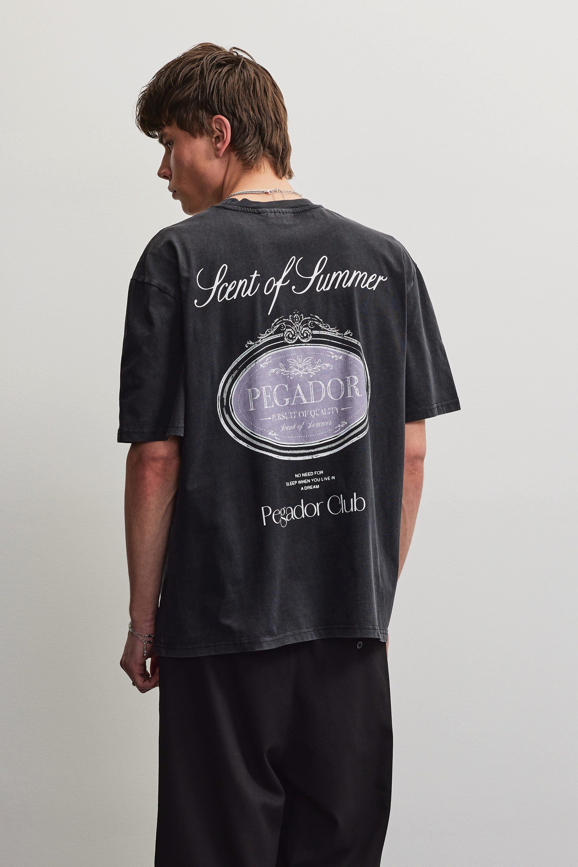 PEGADOR Rundhalsshirt RAMON OVERSIZED TEE