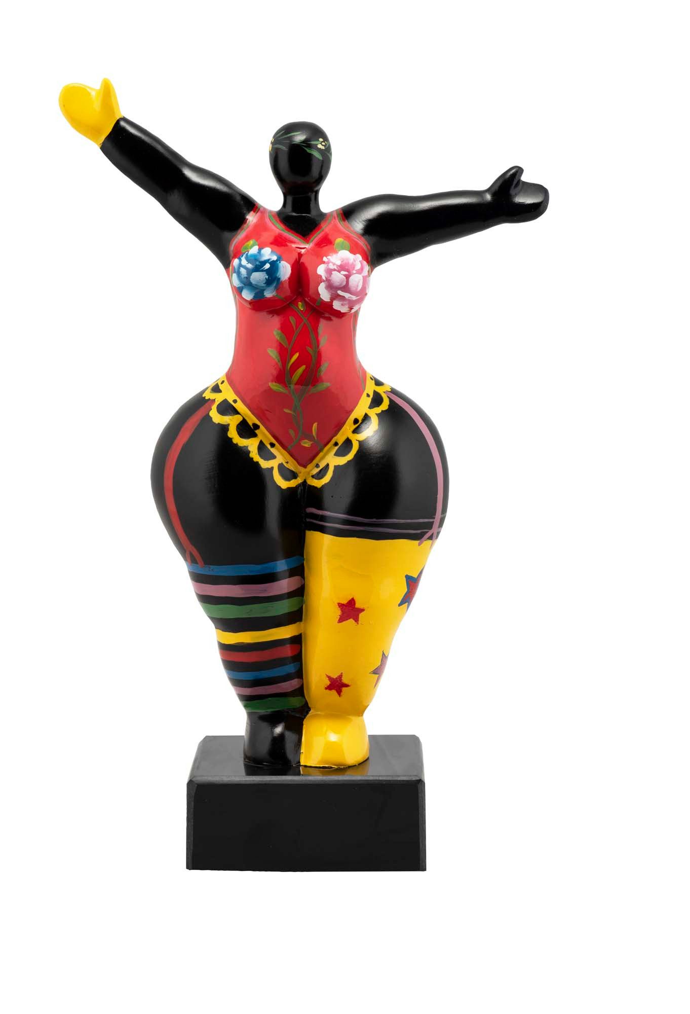 ArtUniverse Skulptur Hommage an Niki De Saint Phalle Nana Stil III 34 x 22 x 12 cm