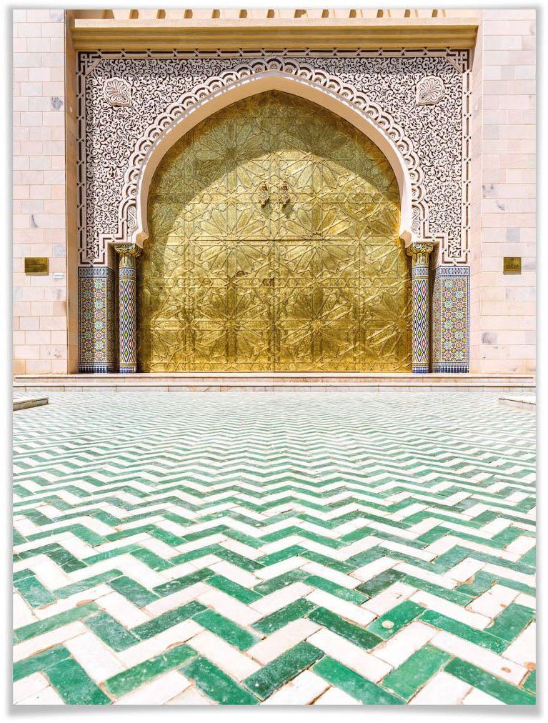 (1 Wandposter Poster Bild, St), Oman, Poster, Wandbild, Moschee Wall-Art Gebäude Alawi