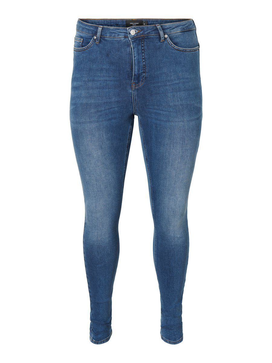 Vero Moda Curve Skinny-fit-Jeans VMLORA HW SS MB WASH JEANS- K CUR NOOS