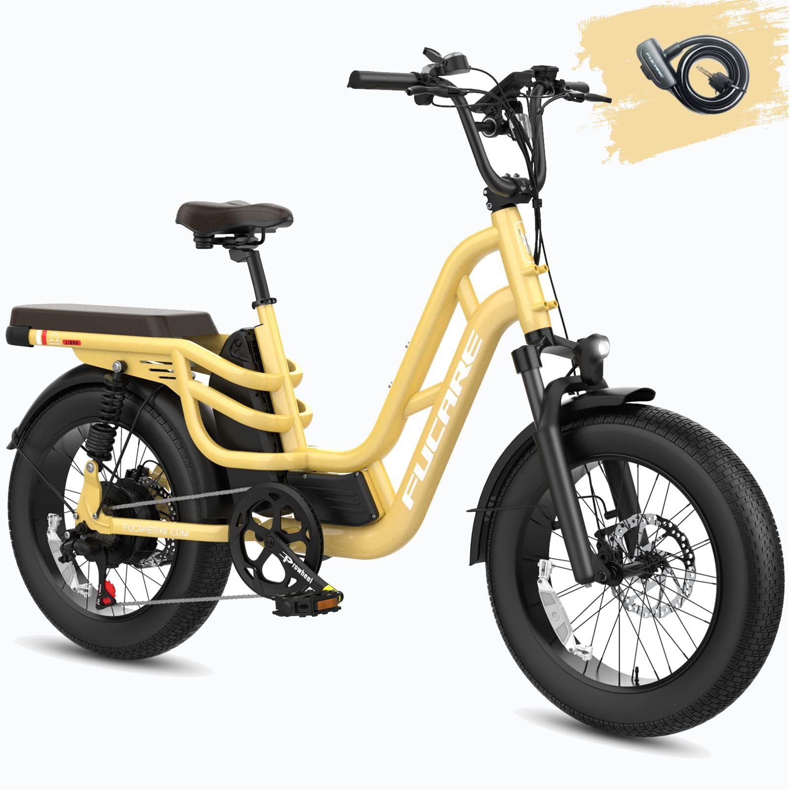 DOTMALL E-Bike E-Bike 20 Zoll 48V20AH E Bike 700W Motor Fucare Mountain/City bike