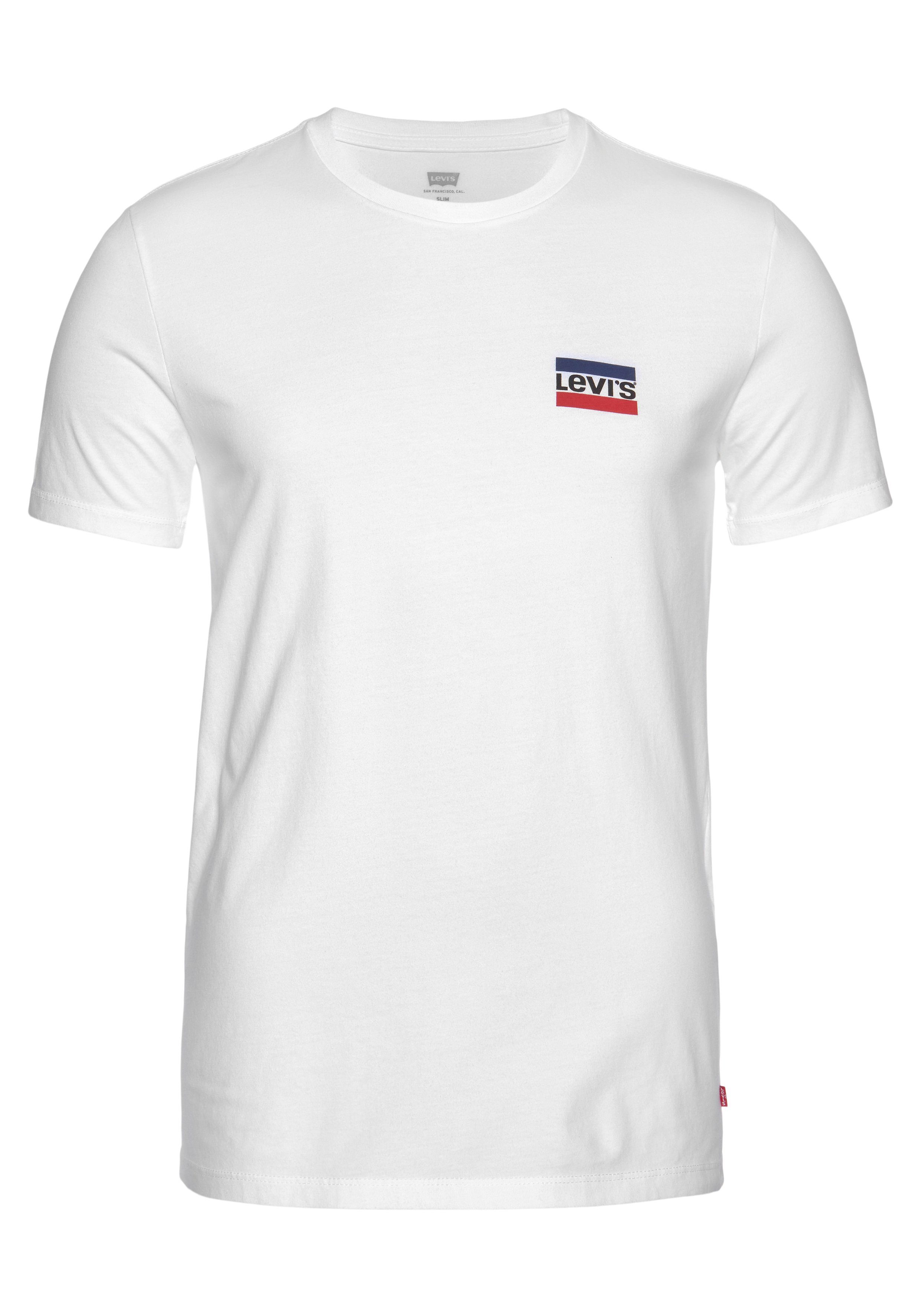 T-Shirt 2PK LE Levi's® GRAPHIC CREWNECK (2-tlg) weiß-grau