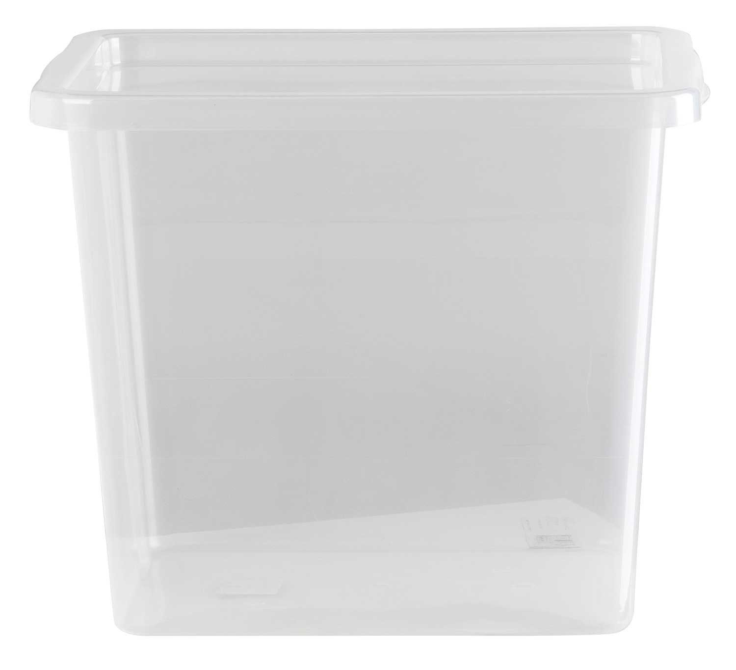 Aufbewahrungsbox CAESAR, Transparent, Füllinhalt 52 Liter, (1 St), Kunststoff, mit Deckel