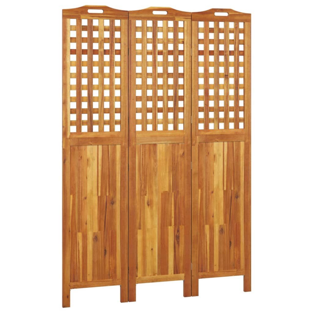 Paravent 1215 x 2 x 180 cm Raumteiler Paravent Trennwand Spanische Wand 3-tlg 1