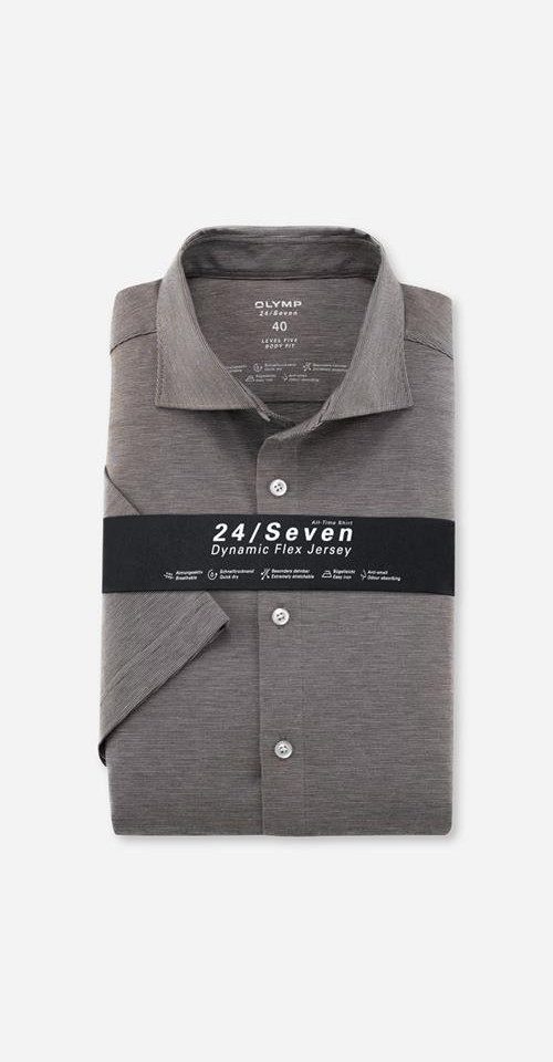 OLYMP Kurzarmhemd - Hemd - Businesshemd - Level Five 24/Seven