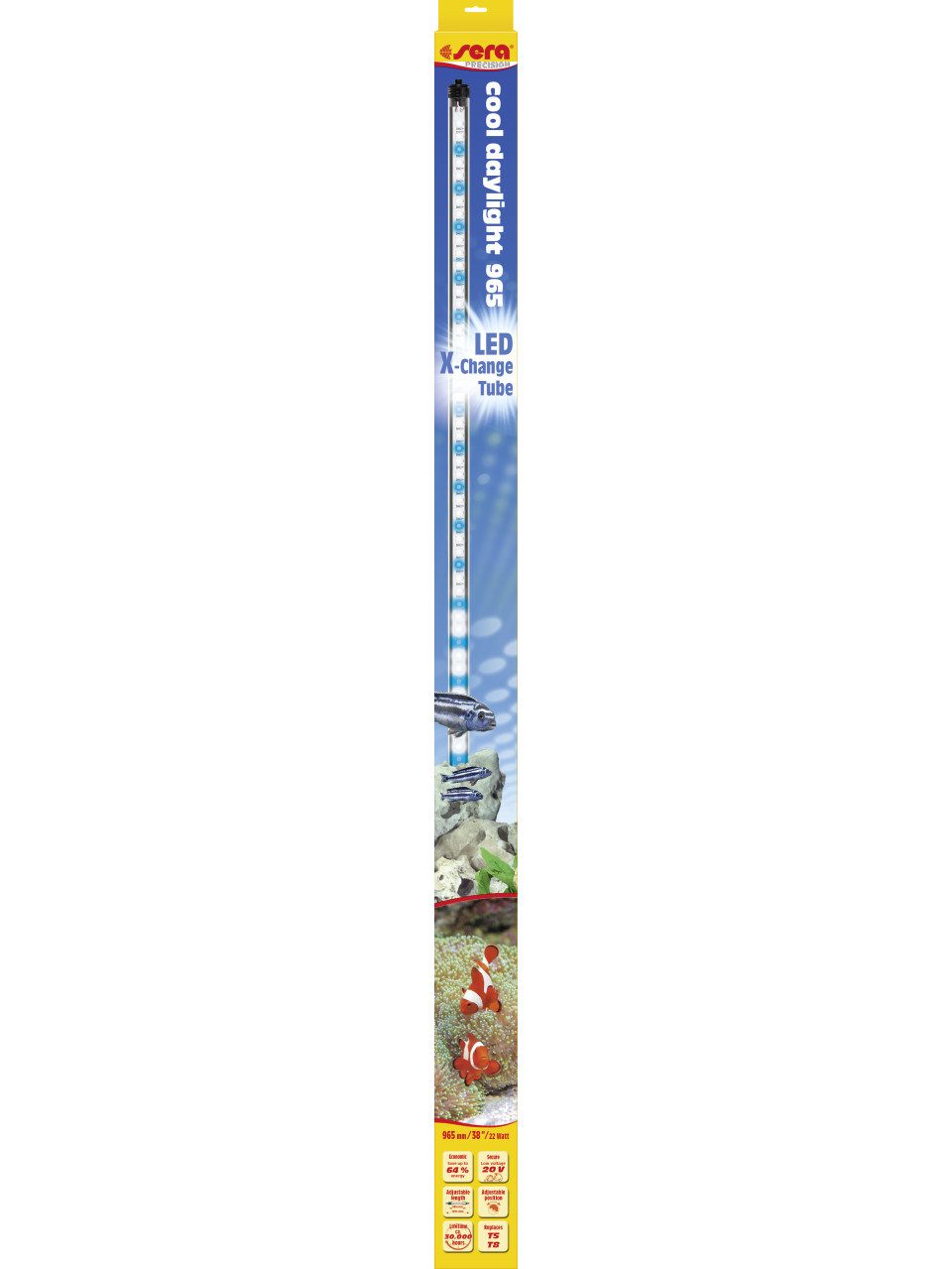 Sera LED Aquariumleuchte Sera Aquarium-Beleuchtung LED X-Change Tube cool