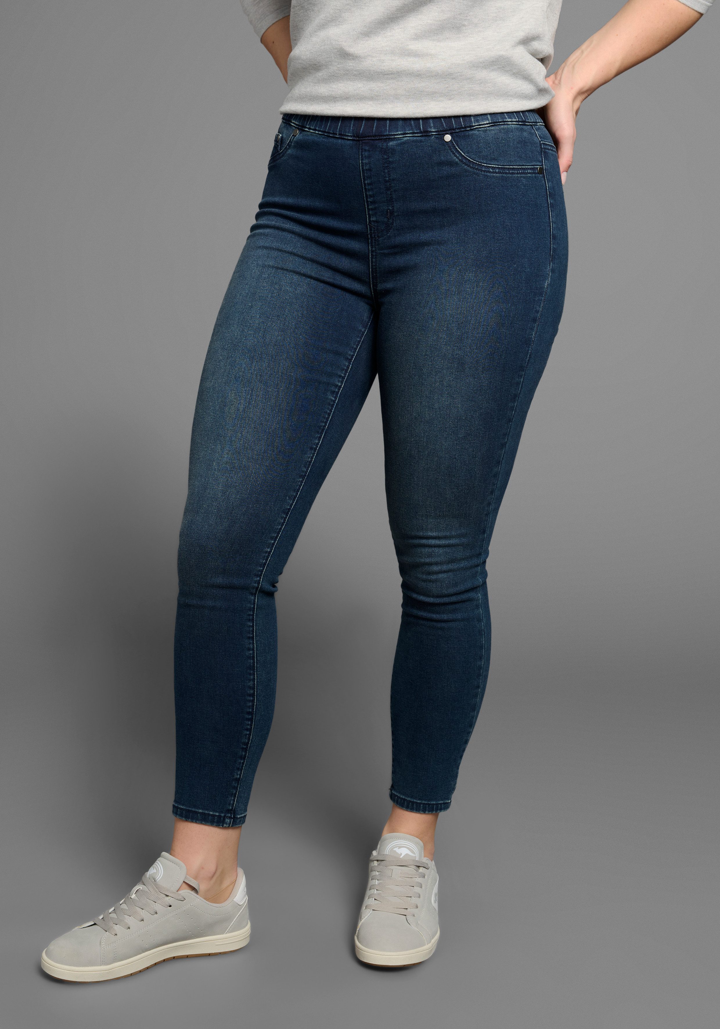 Arizona Skinny-fit-Jeans Ultra Stretch - Curve Collection High Waist günstig online kaufen