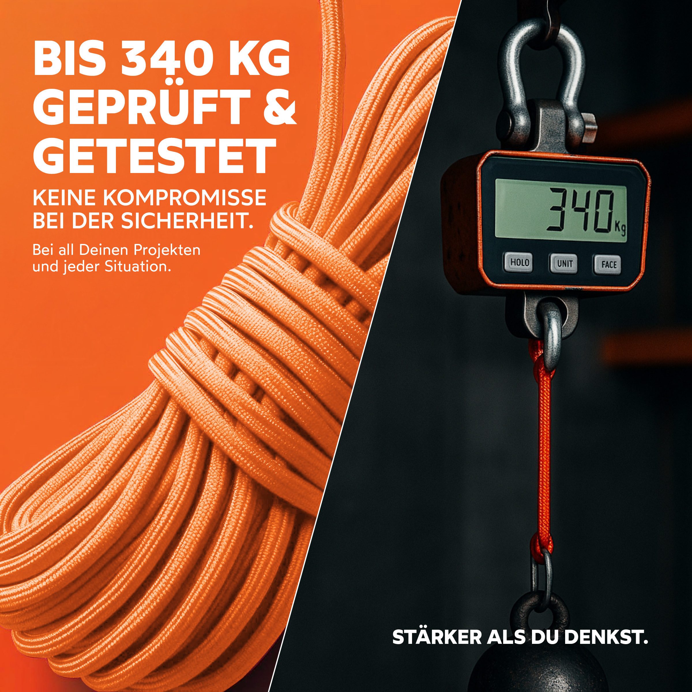 GO!elements Paracord 750 - 4,5mm Seil