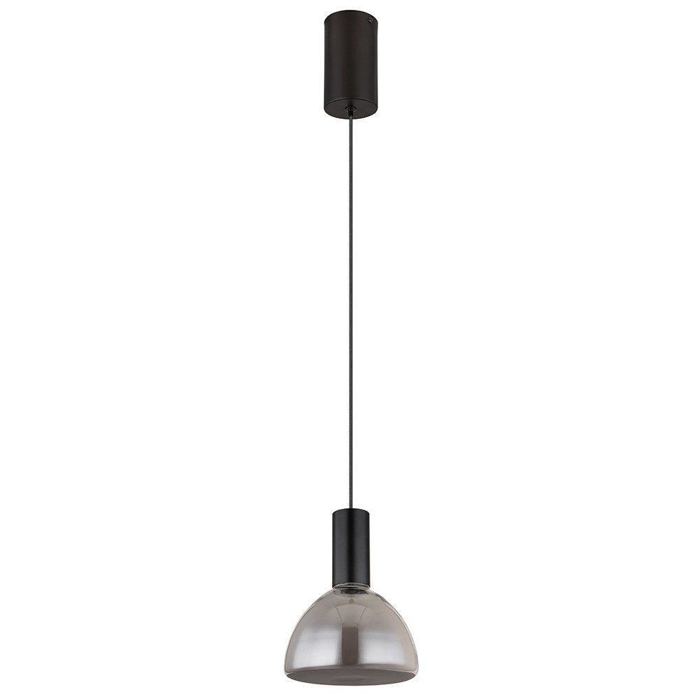 GLOBO LIGHTING Hängeleuchte, Leuchtmittel nicht inklusive, Pendelleuchte Hängelampe Deckenlampe Wohnzimmerlampe Glas Rauchfarbe D