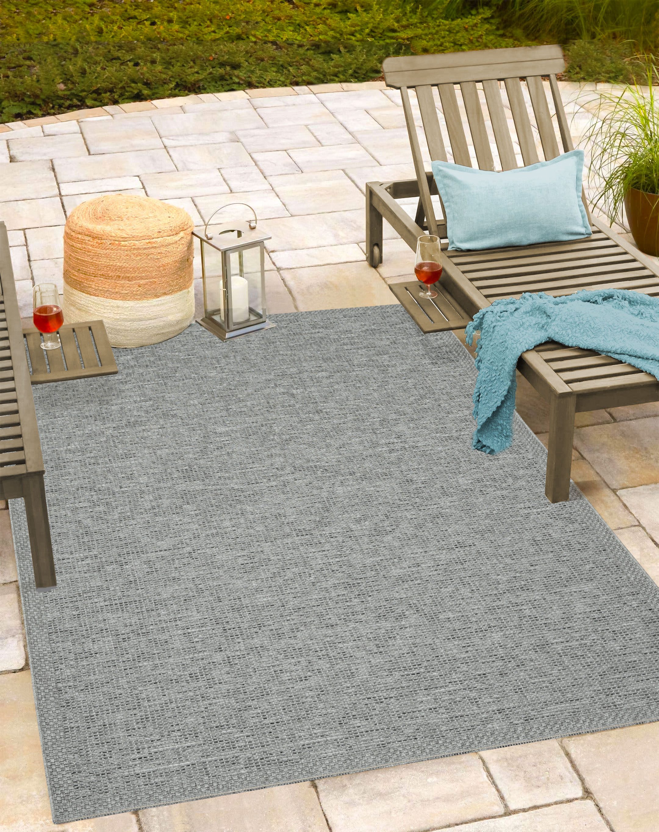 the carpet Teppich Calgary, rechteckig, Höhe: 1 mm, moderner robuster In und Outdoor Teppich