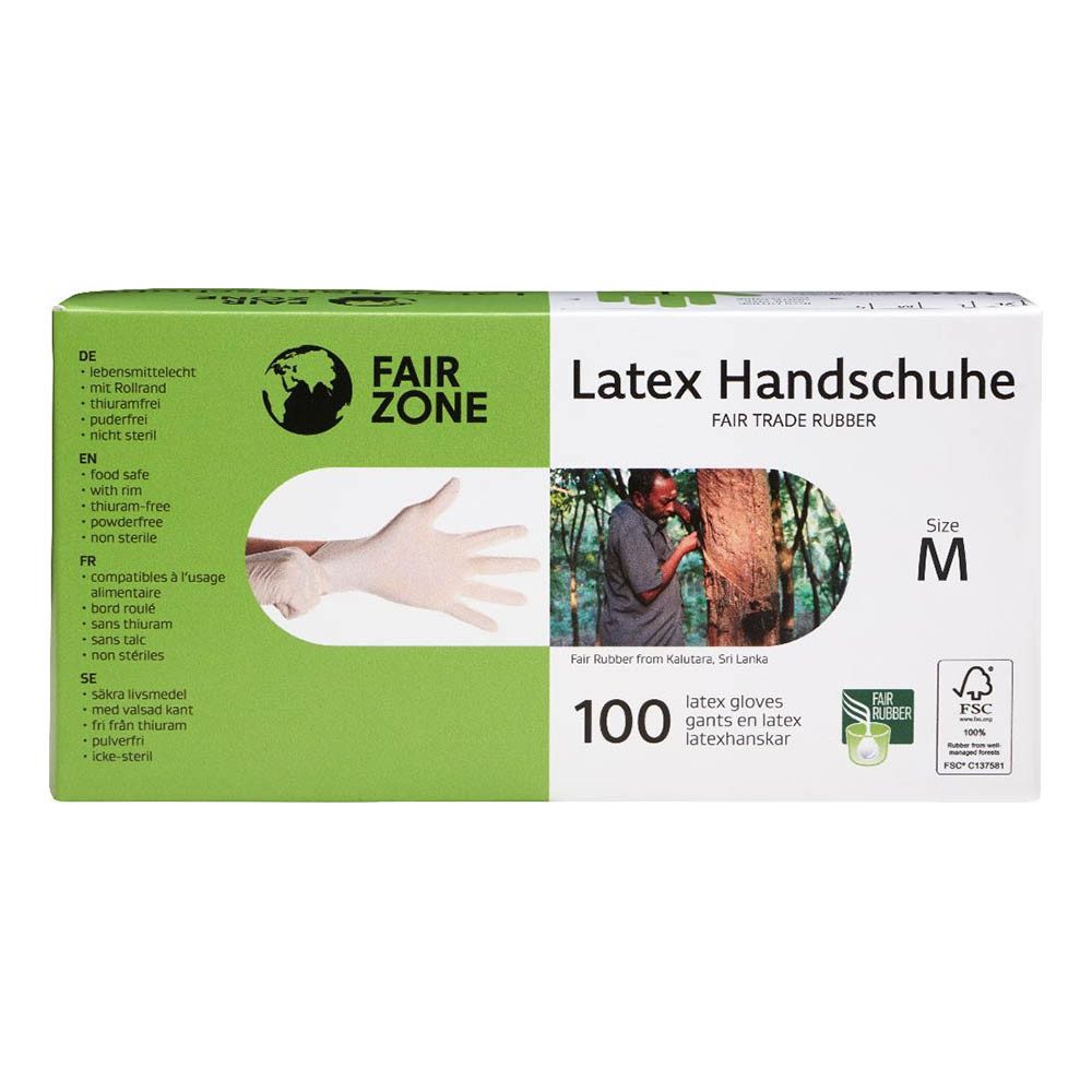 Einweghandschuhe Latex Einweghandschuhe - Größe M 100 Stück