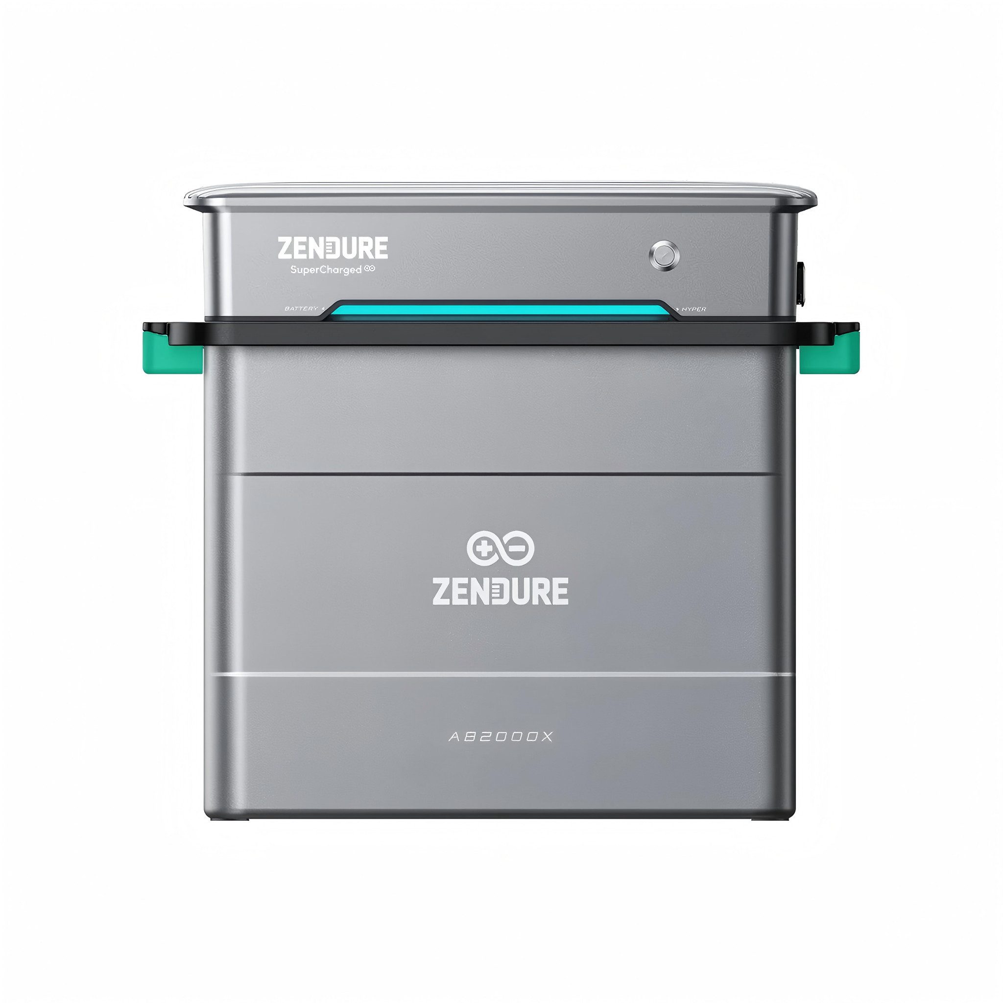 ZENDURE SuperCharged Balkonkraftwerk SolarFlow Hybrid Inverter Hyper 2000 mit 1/2/3/4 AB2000X Batterie, 1200 W, LiFePO4, (Set, Hyper 2000+1/2/3/4 AB2000X (1920Wh-7680Wh), Tüv Zertifiziert, IP65, Plug and play