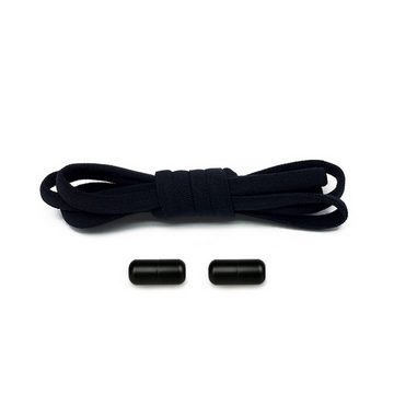 COOL-i ® Schnürsenkel, 2 Paar Premium Elastische Schnürsenkel, mit buntMetall Kapseln, ohne Binden, für Sneaker, Laufschuhe, Sporschuhe