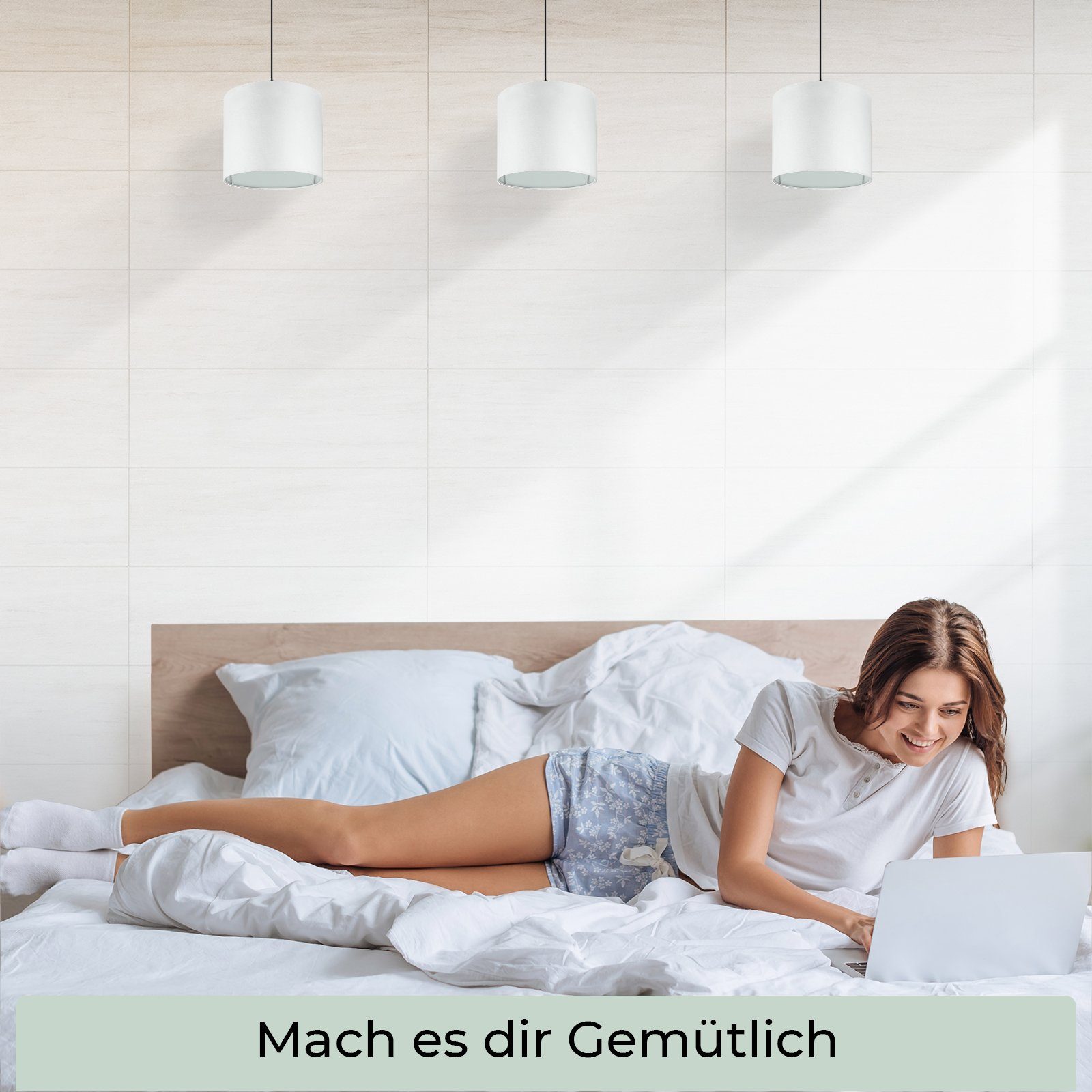Wogati Lampenschirm Premium Hänge- und Stehlampe – Bild 5 von 5