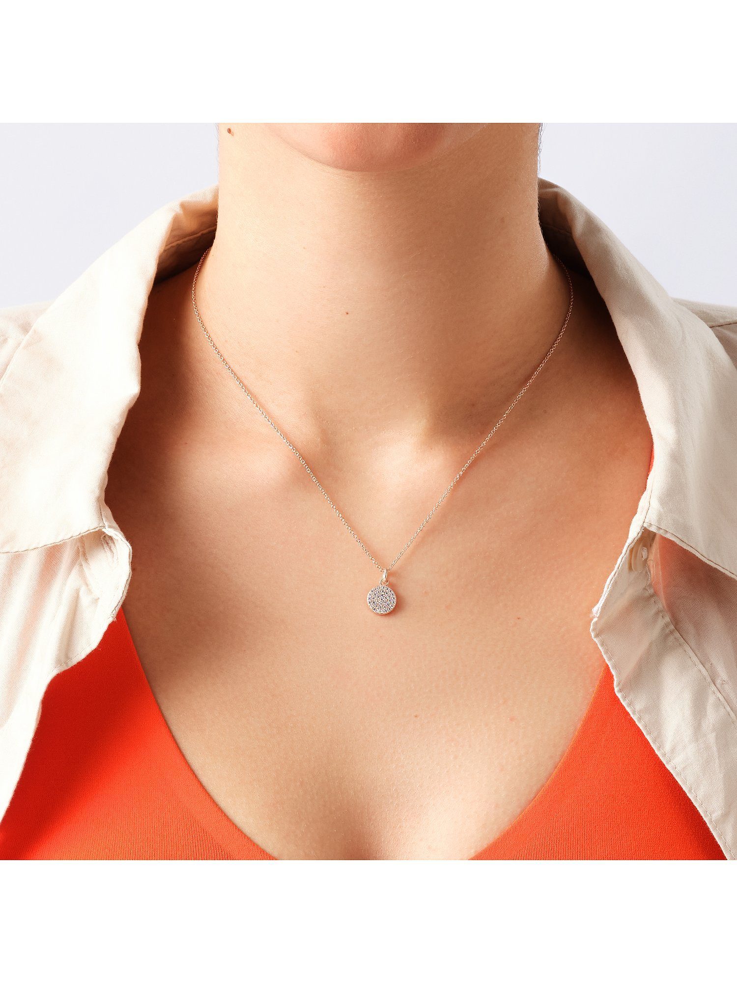 Esprit Silberkette ESPRIT Damen-Kette 92... Esprit Silberkette ESPRIT Damen-Kette 92...