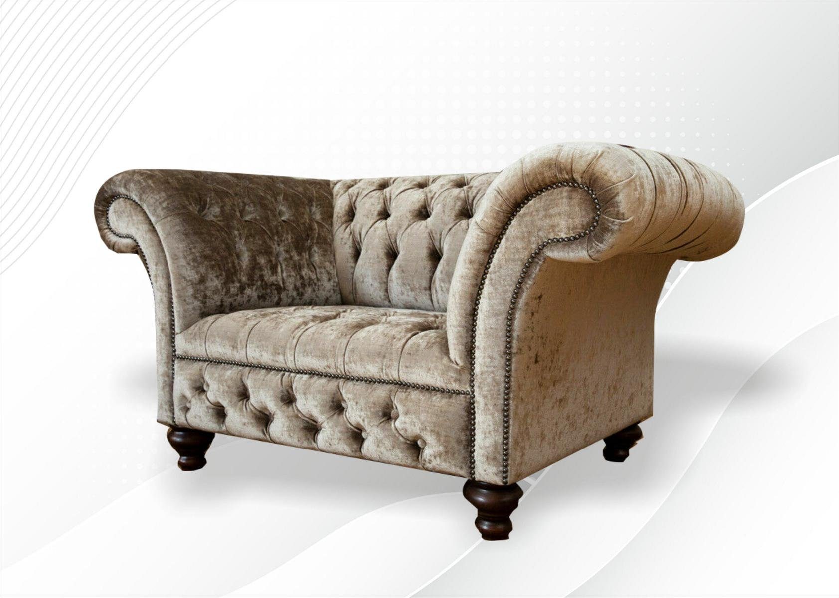 Sessel Chesterfield-Sofa, Sitzer Chesterfield Sessel 1,5 Design JVmoebel