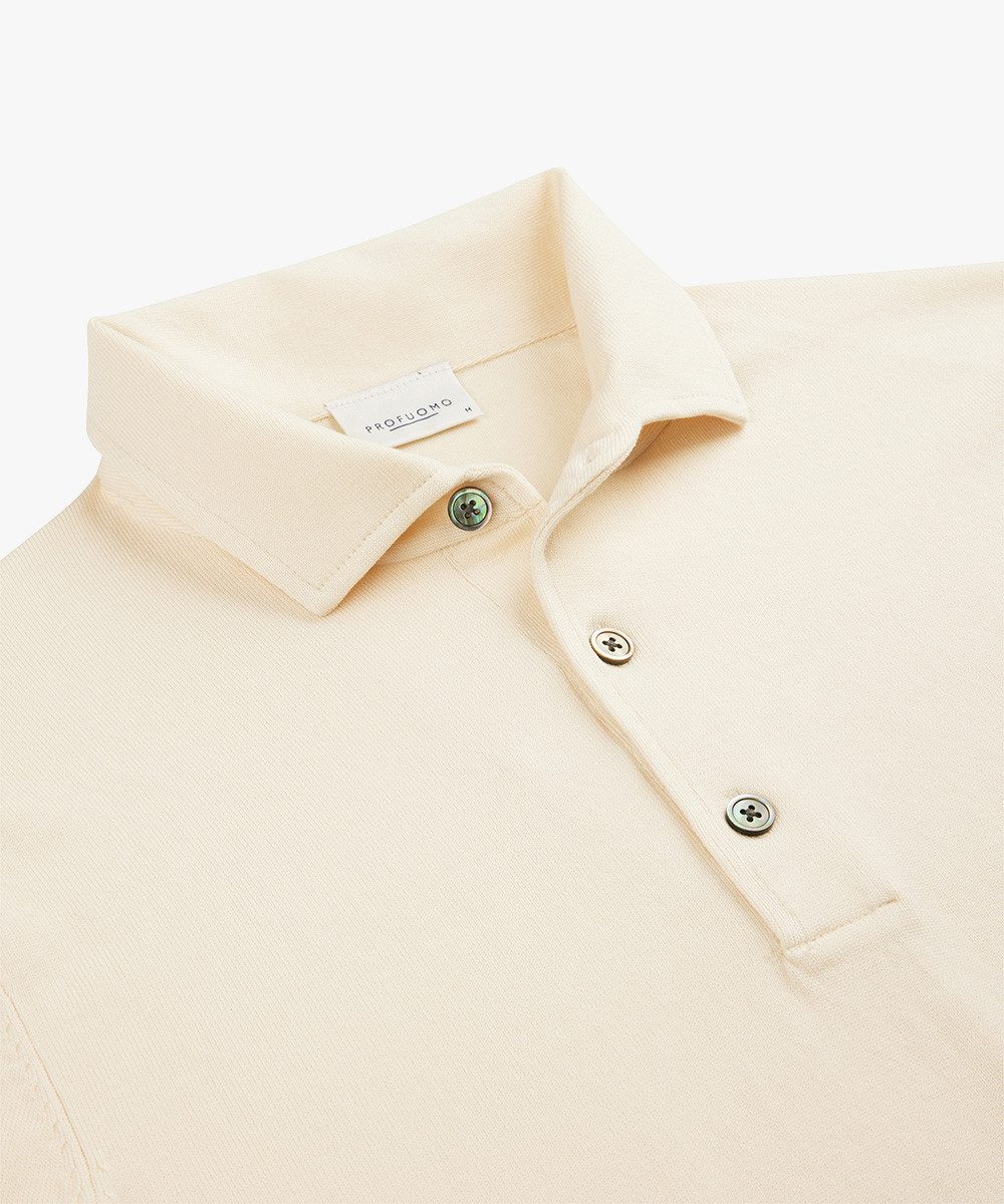 Profuomo Troyer POLO ONEPIECE OFF WHITE