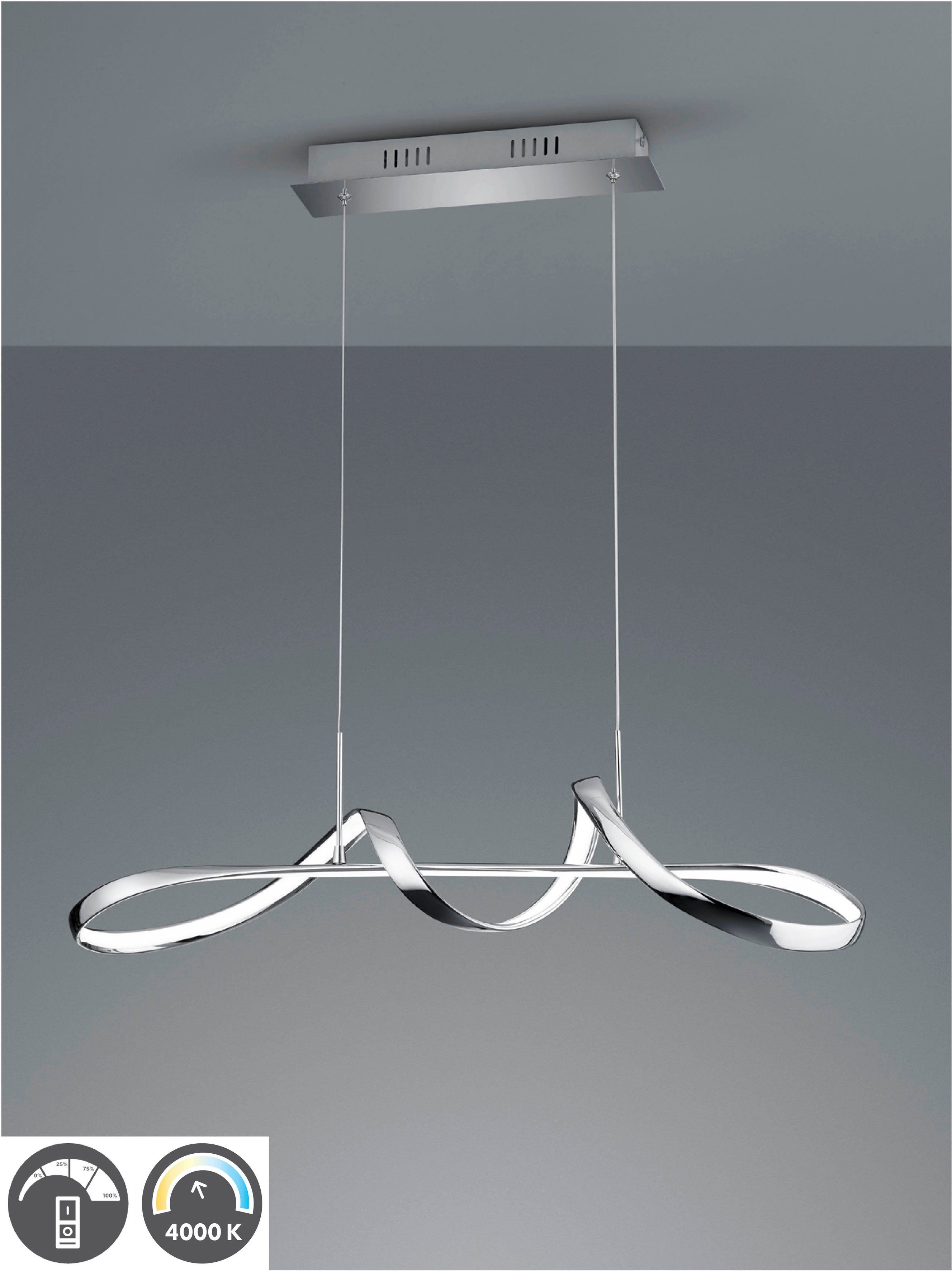 Reality Leuchten LED Pendelleuchte Perugia, Dimmfunktion, günstig online kaufen