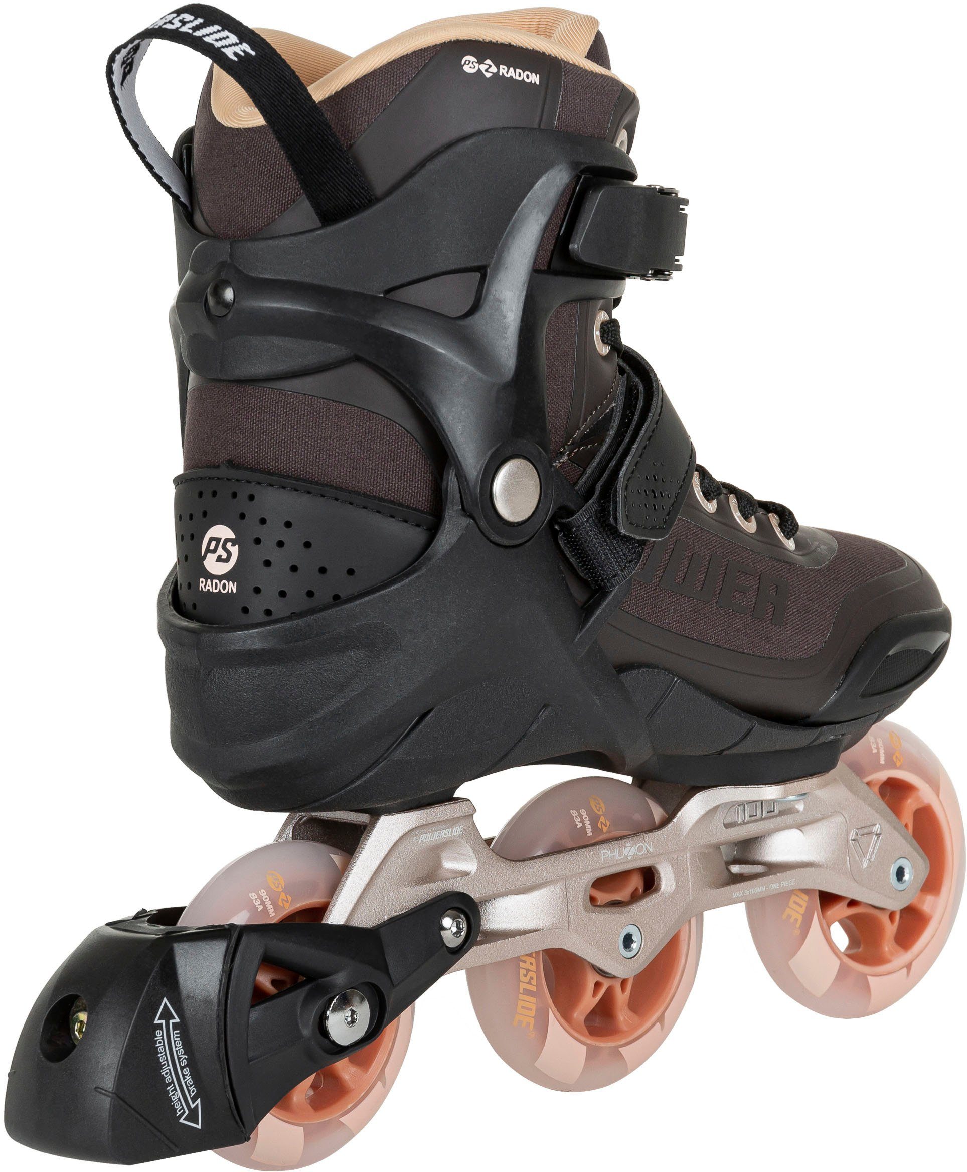 Powerslide Inlineskates Phuzion Radon Bronze 90