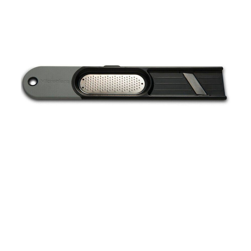 Microplane Ingwerreibe Ingwerreibe 27 cm schwarz, Edelstahl, (1-St), Ingwerreibe, 27,70cm, Edelstahl, schwarz