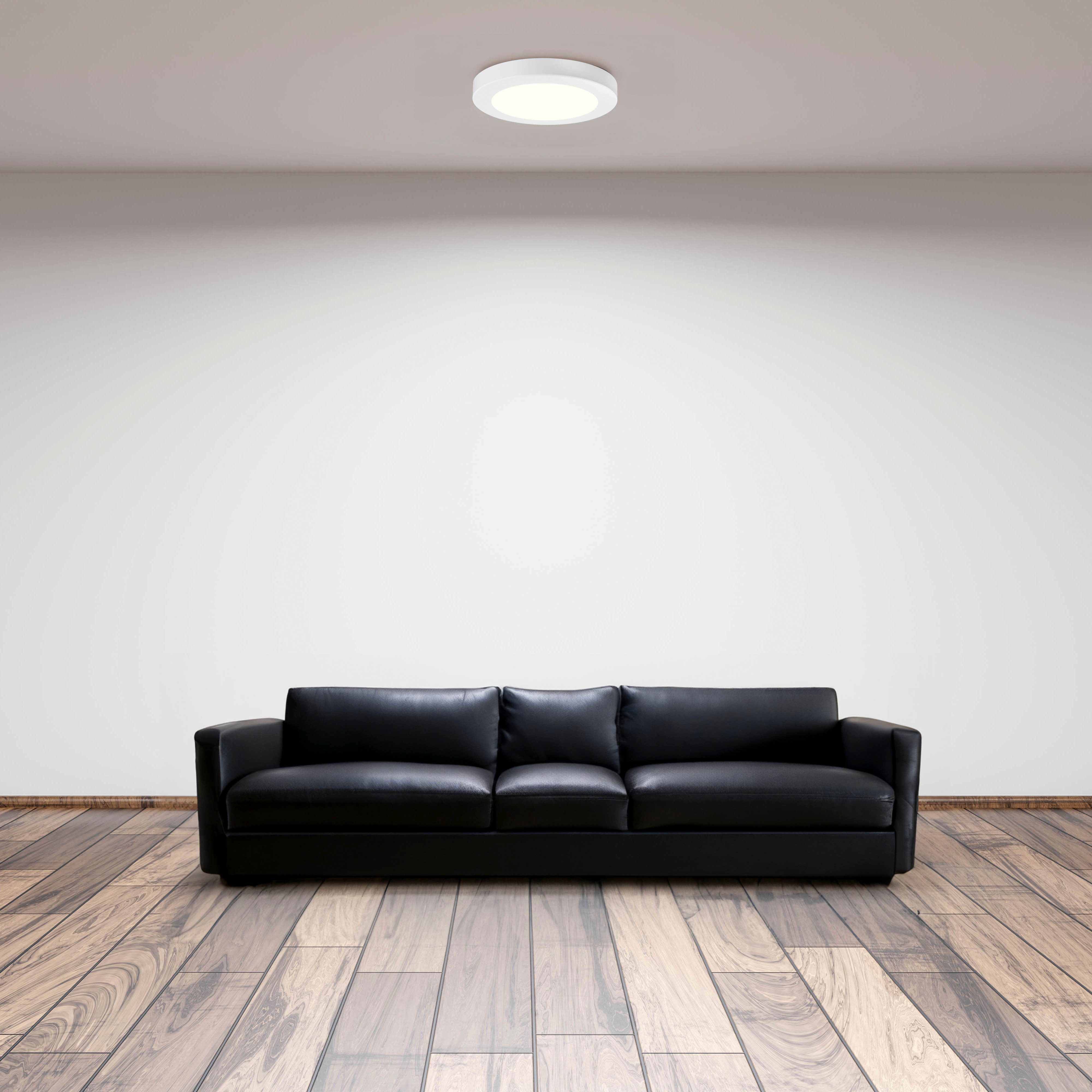 näve LED Deckenleuchte Bonus, mehrere Helligkeitsstufen, LED fest integriert, Neutralweiß, Kaltweiß, Warmweiß, Ein- oder Aufbau flexibel, CCT über Geräteschalter, D: 16,5cm