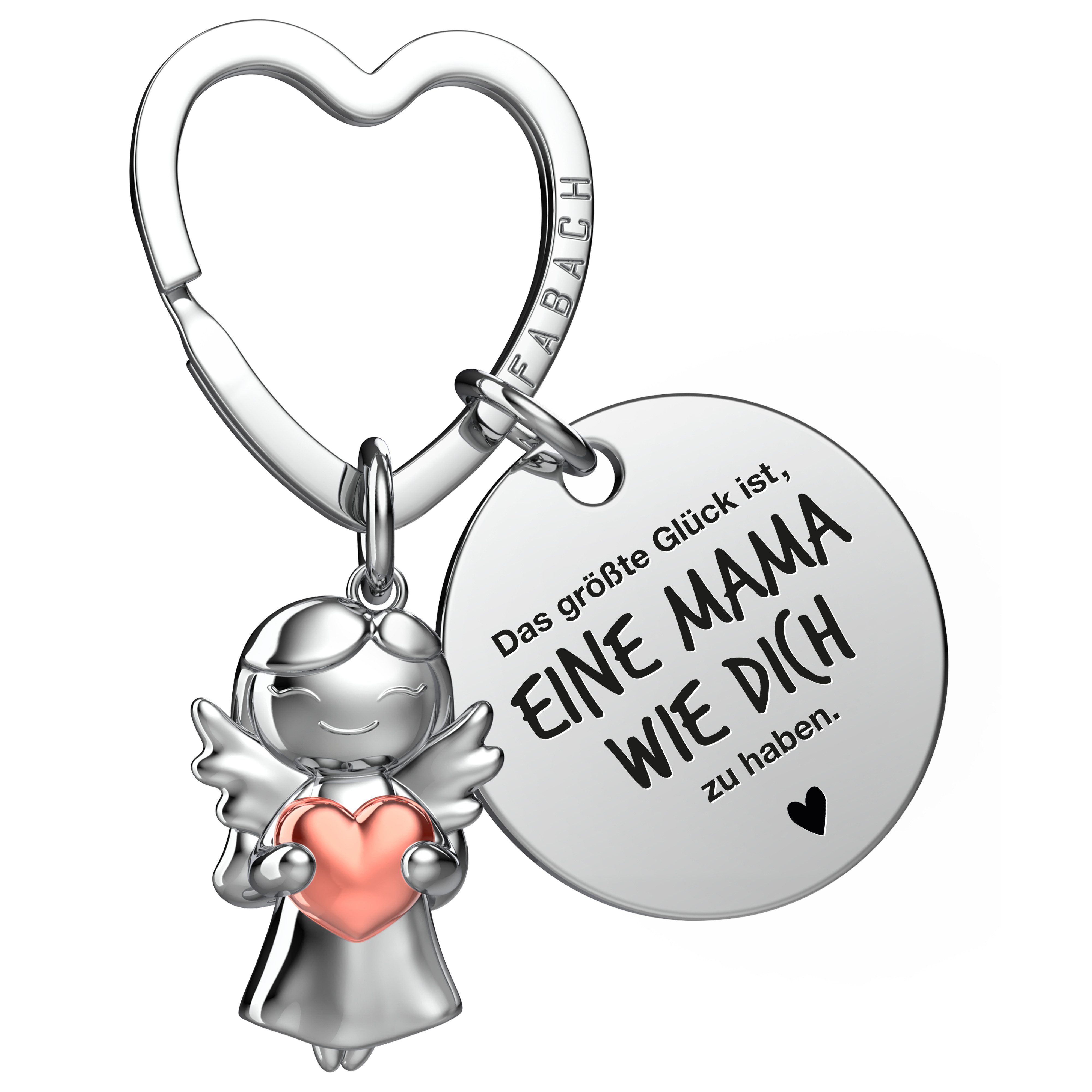 FABACH Schlüsselanhänger Schutzengel Star in Charms Größe mit Gravur "Beste günstig online kaufen