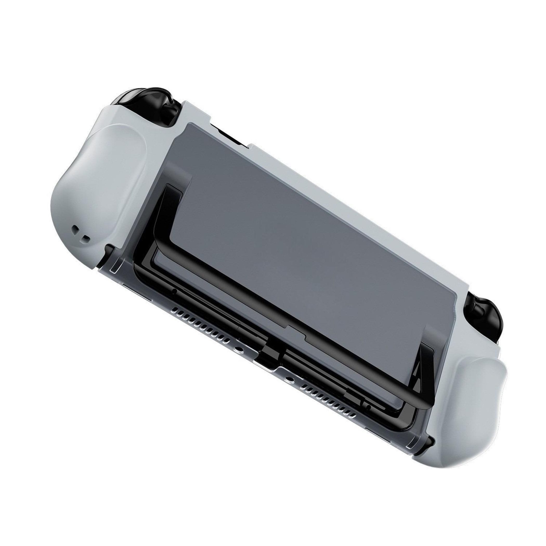 Wigento Handyhülle Für Nintendo Switch 2 Stoßfestes TPU + PC Hybrid Schutzgehäuse Grau, Stoßfest, Hybrid-Design, Ergonomisch