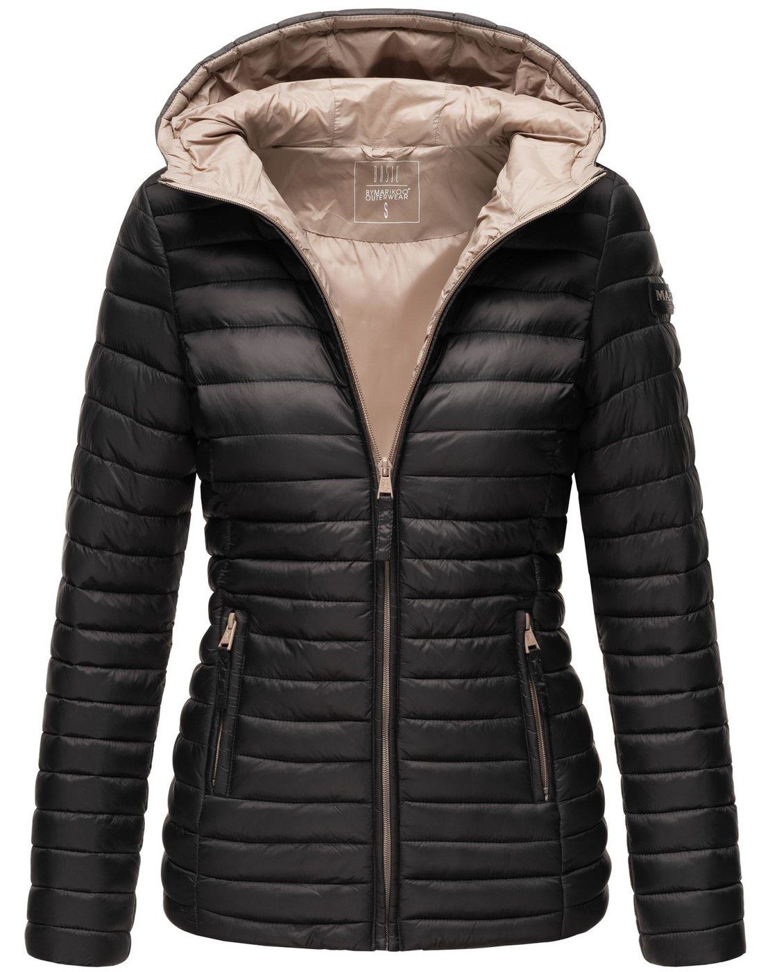 Marikoo Steppjacke Asraa Übergangsjacke mit kontrastfarbendem günstig online kaufen