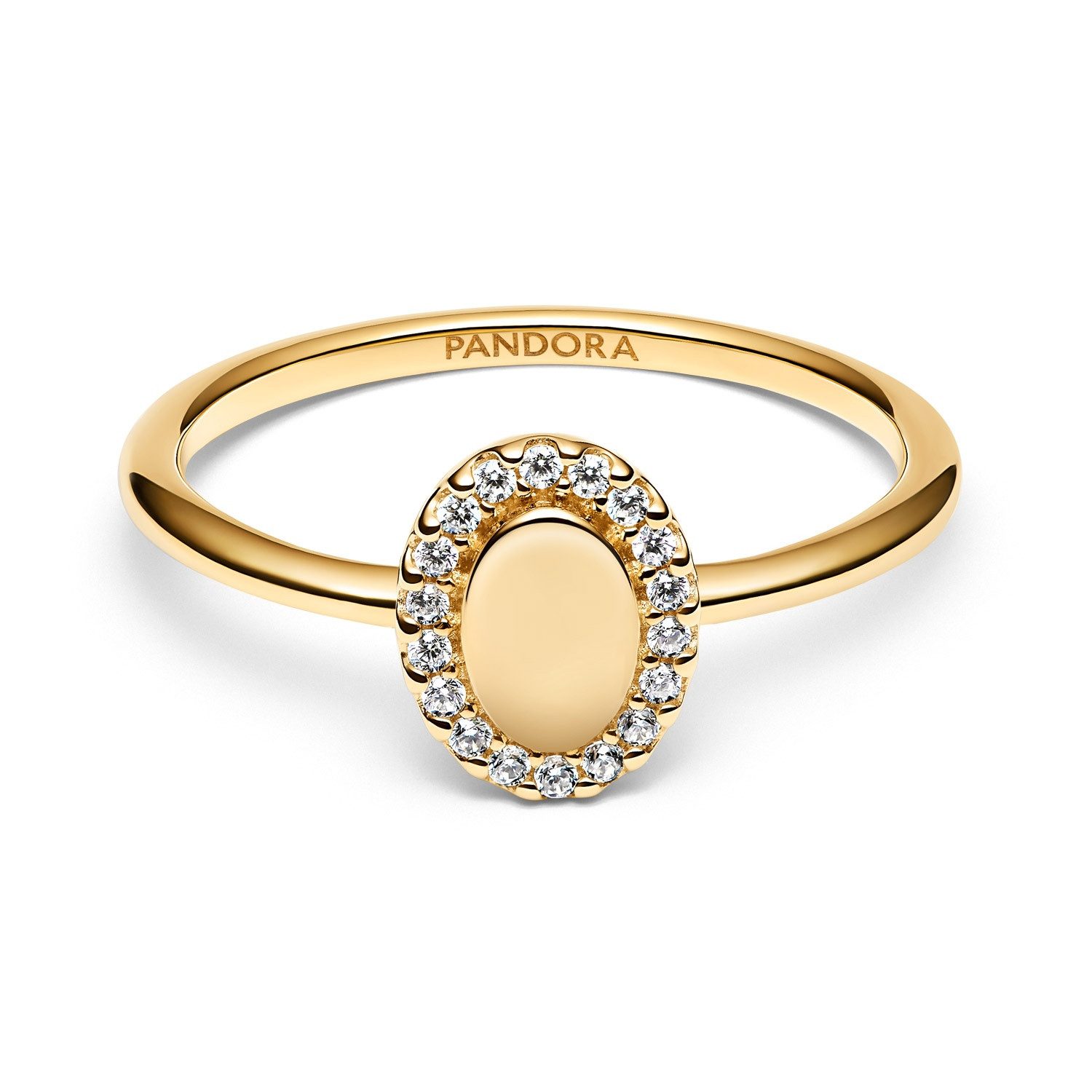 Pandora Fingerring Oval Goldfarben günstig online kaufen
