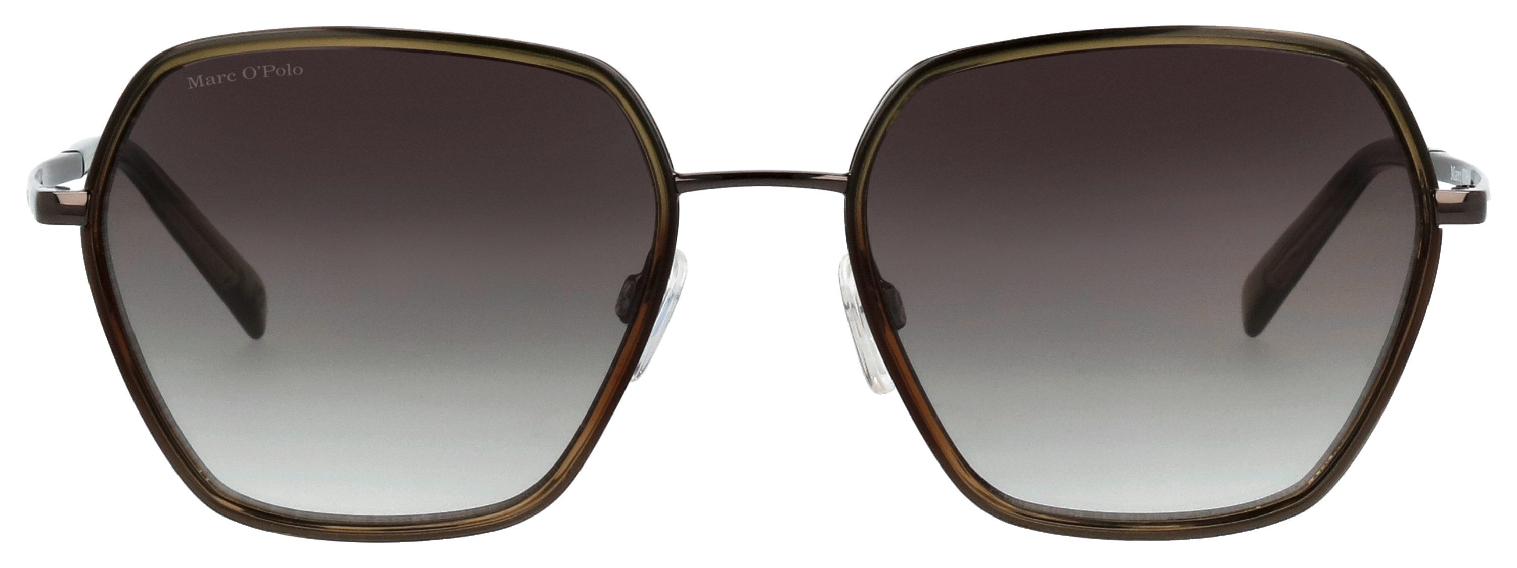 Marc O'Polo Sonnenbrille Modell 505122 Form Hexagon, Logoschriftzug auf Bügel, Metallfassung – Bild 2 von 4