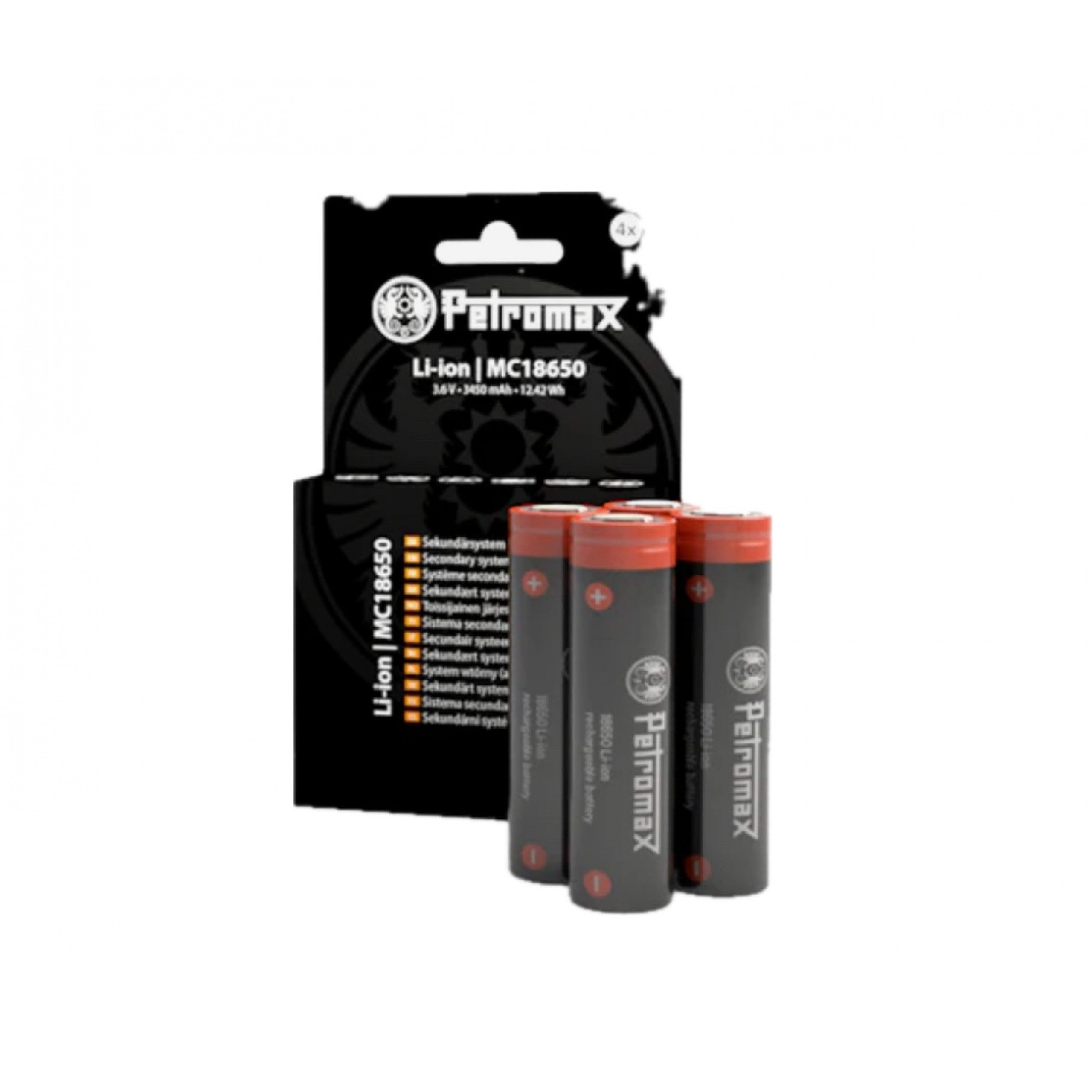 Petromax Gartenleuchte Petromax Akku 18650 4x Pack - 13.800 mAh für LM500 L günstig online kaufen