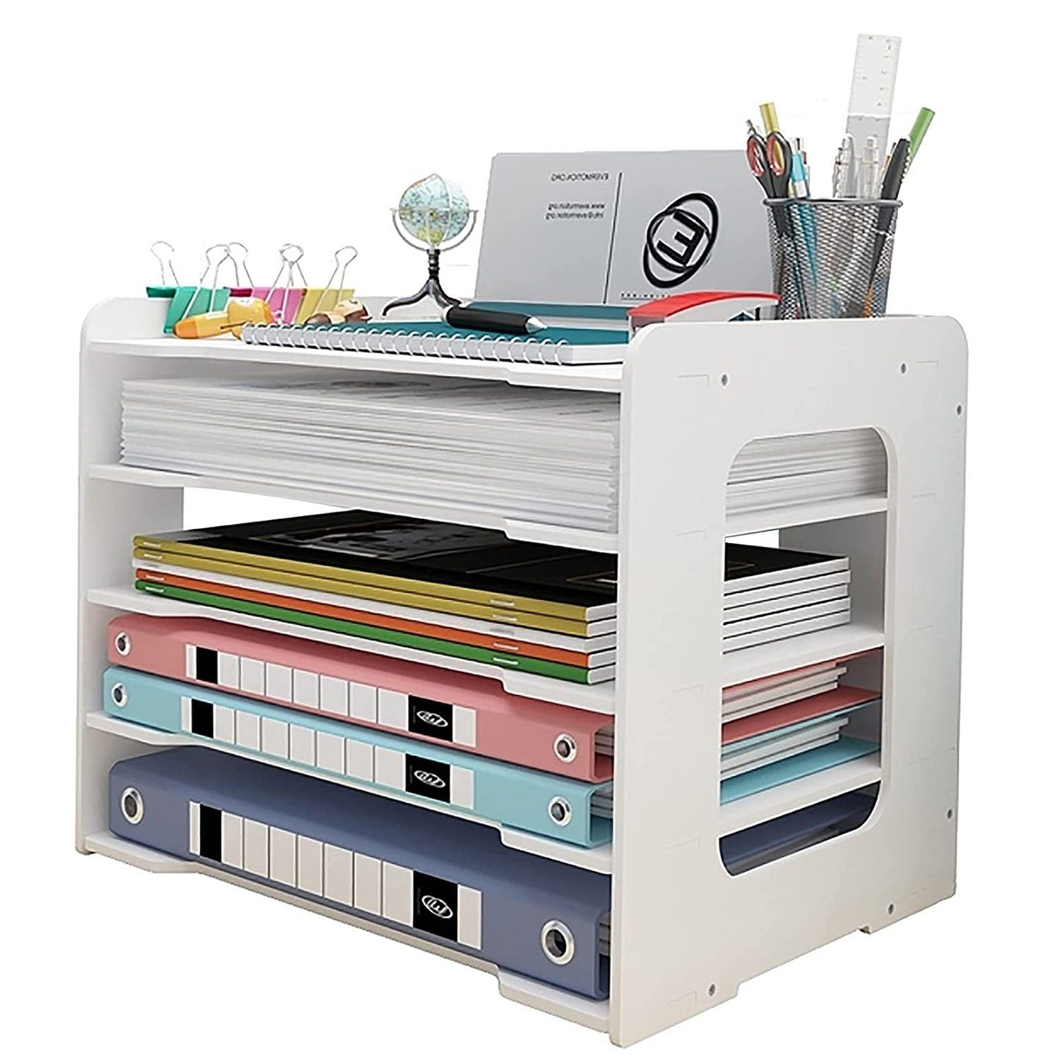 zggzerg Federmäppchen Briefablage Organizer, Büroschreibtisch, Ordentliche Aufbewahrung