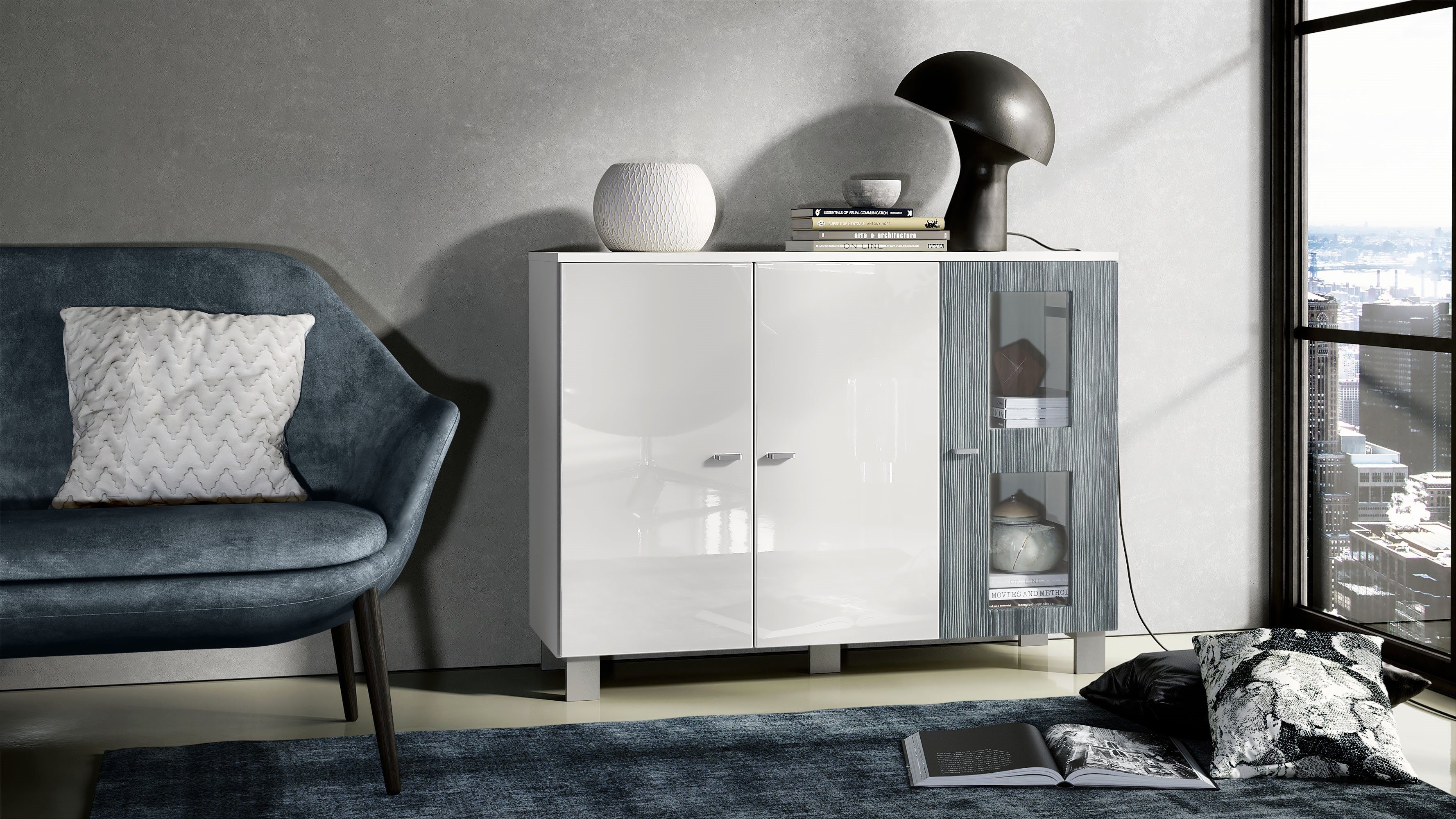 Vladon Sideboard Denjo (Kommode, mit 3 günstig online kaufen