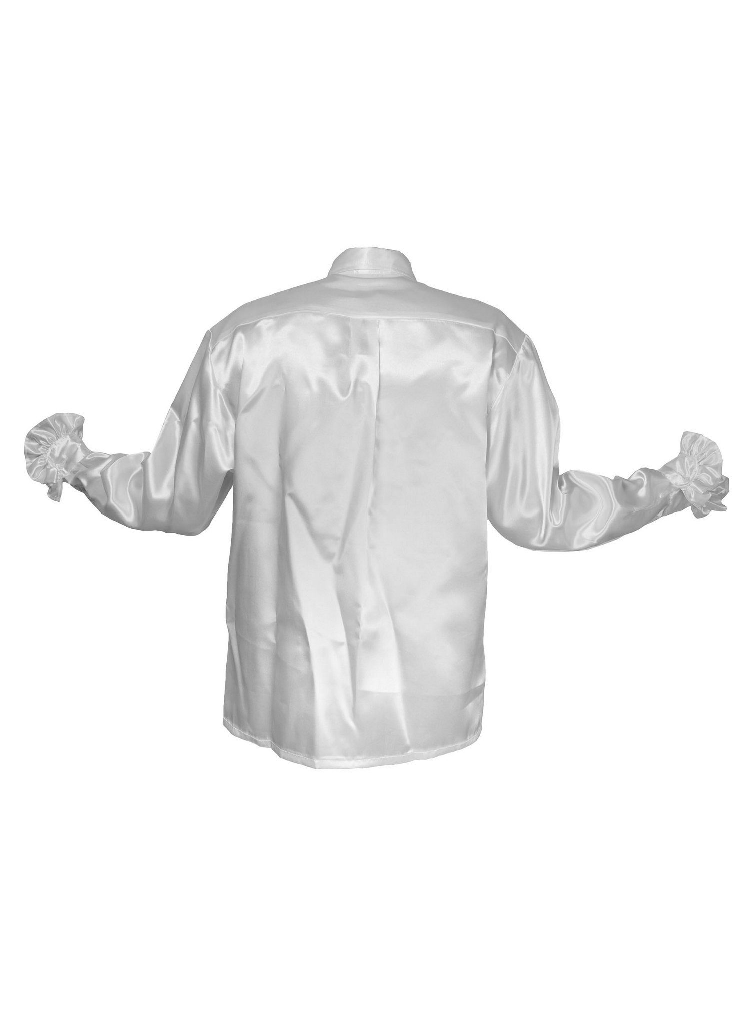 thetru T-Shirt Schlagerstar Rüschenhemd weiß günstig online kaufen