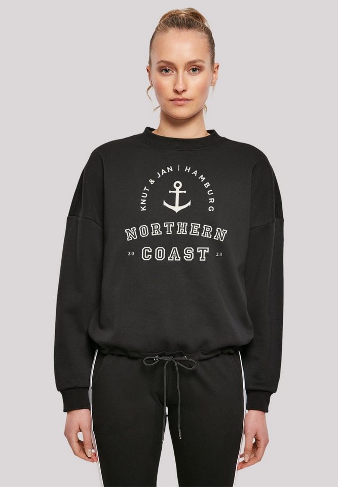 F4NT4STIC Sweatshirt Northern Coast Knut & Jan Hamburg Print