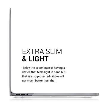 kwmobile Laptop-Hülle Hülle für Apple MacBook Pro 13"/15" (ab 2016) A1708, A1706, A1989, Crystal Laptopschutzhülle Cover Case - Notebook Laptop Schutzhülle