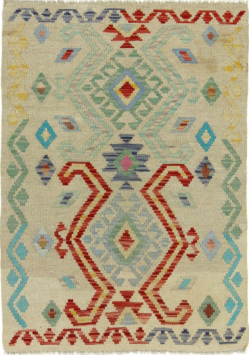 Orientteppich Kelim Afghan 82x115 Handgewebter Orientteppich, Nain Trading, rechteckig, Höhe: 3 mm