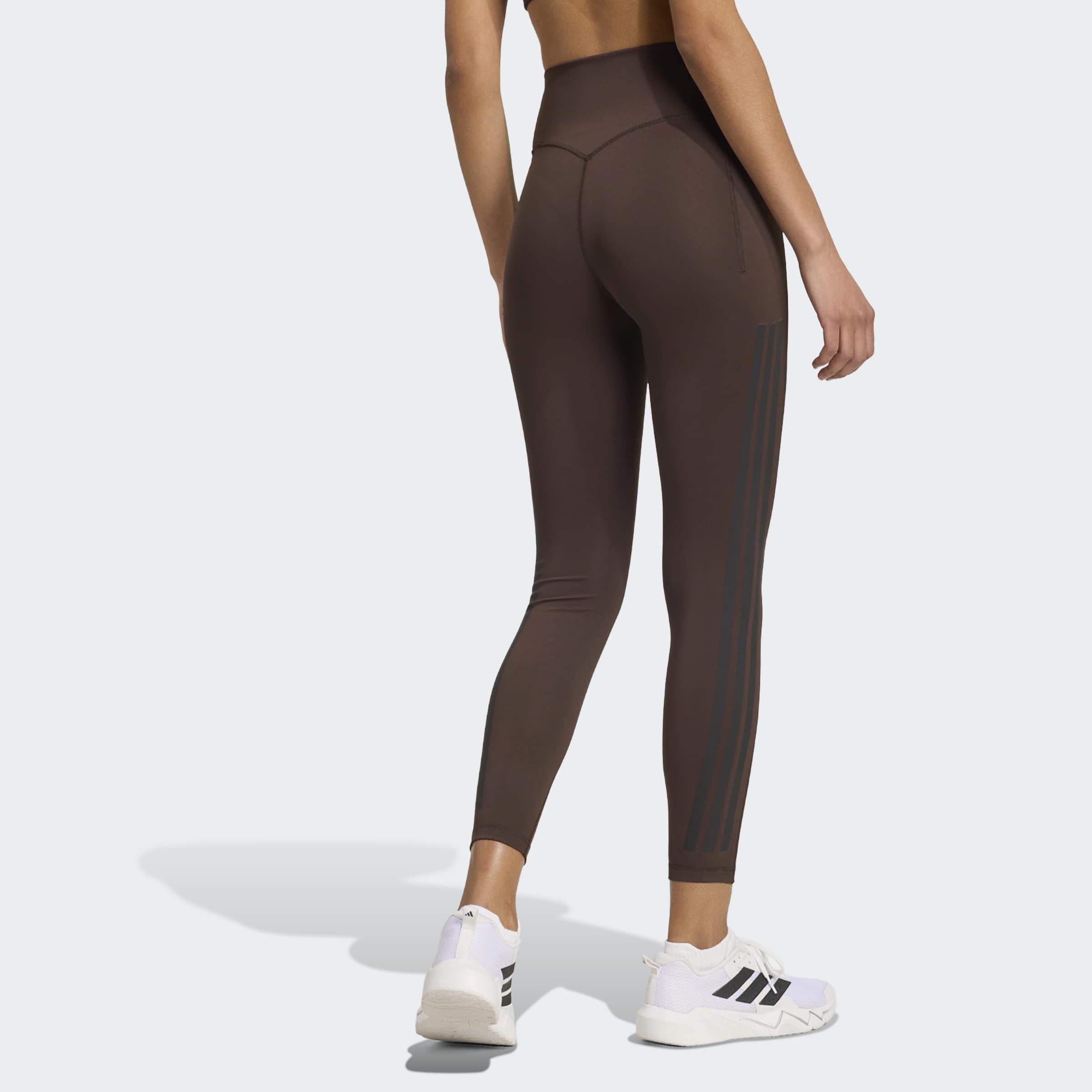 adidas Performance Trainingstights OPTIME WORKOUT 3-STREIFEN 7/8 LEGGINGS