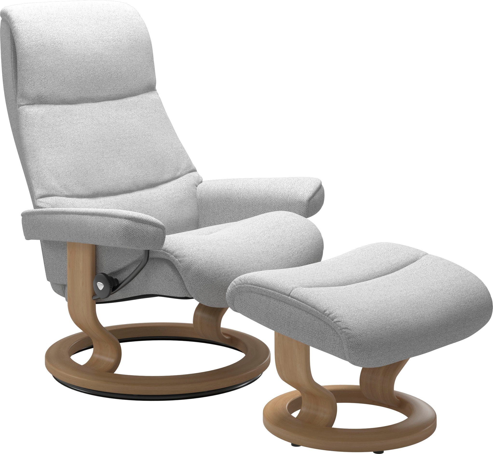 Base, M,Gestell Eiche Relaxsessel Stressless® Größe Classic View, mit