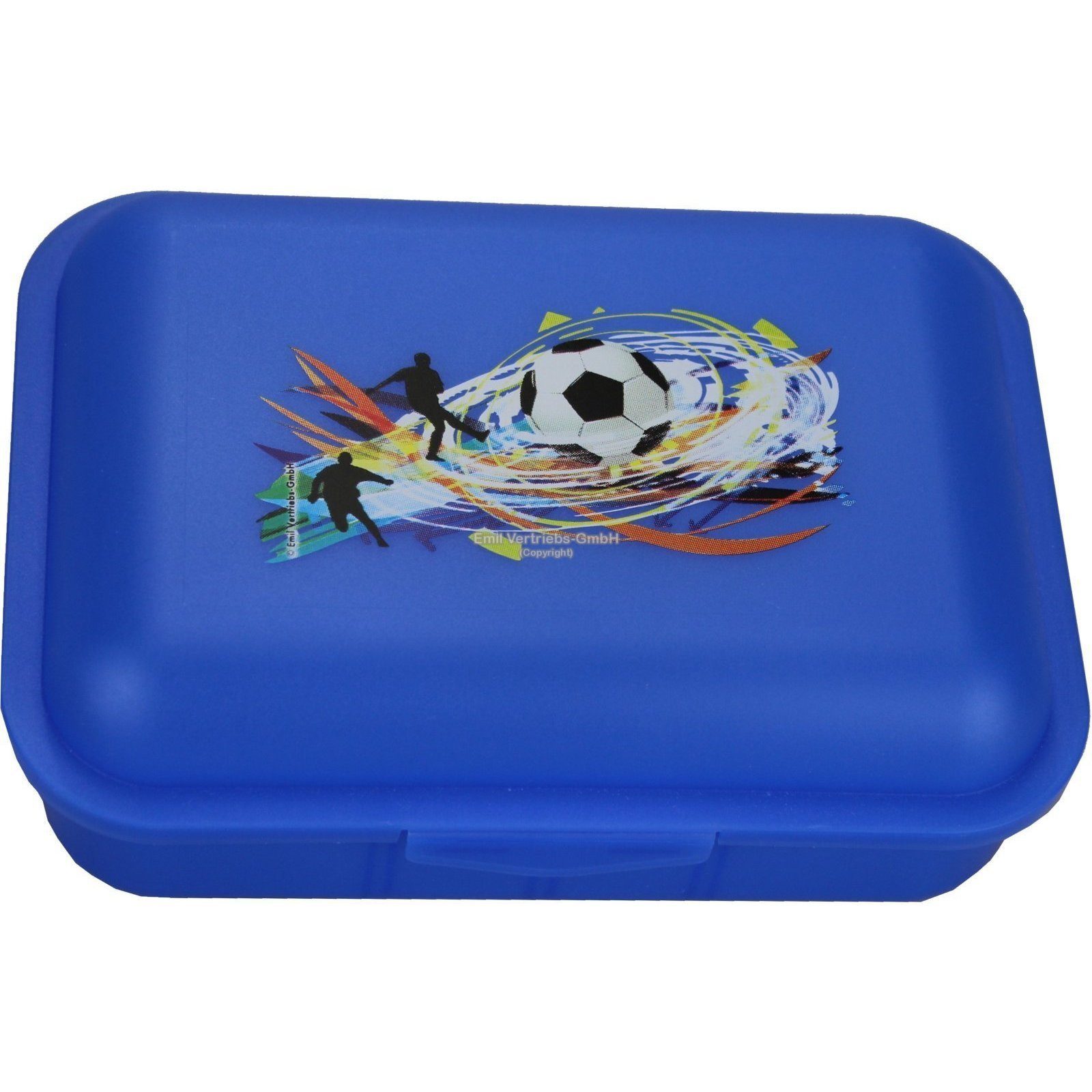 Emil Lunchbox Fussballstadion blau, Polypropylen