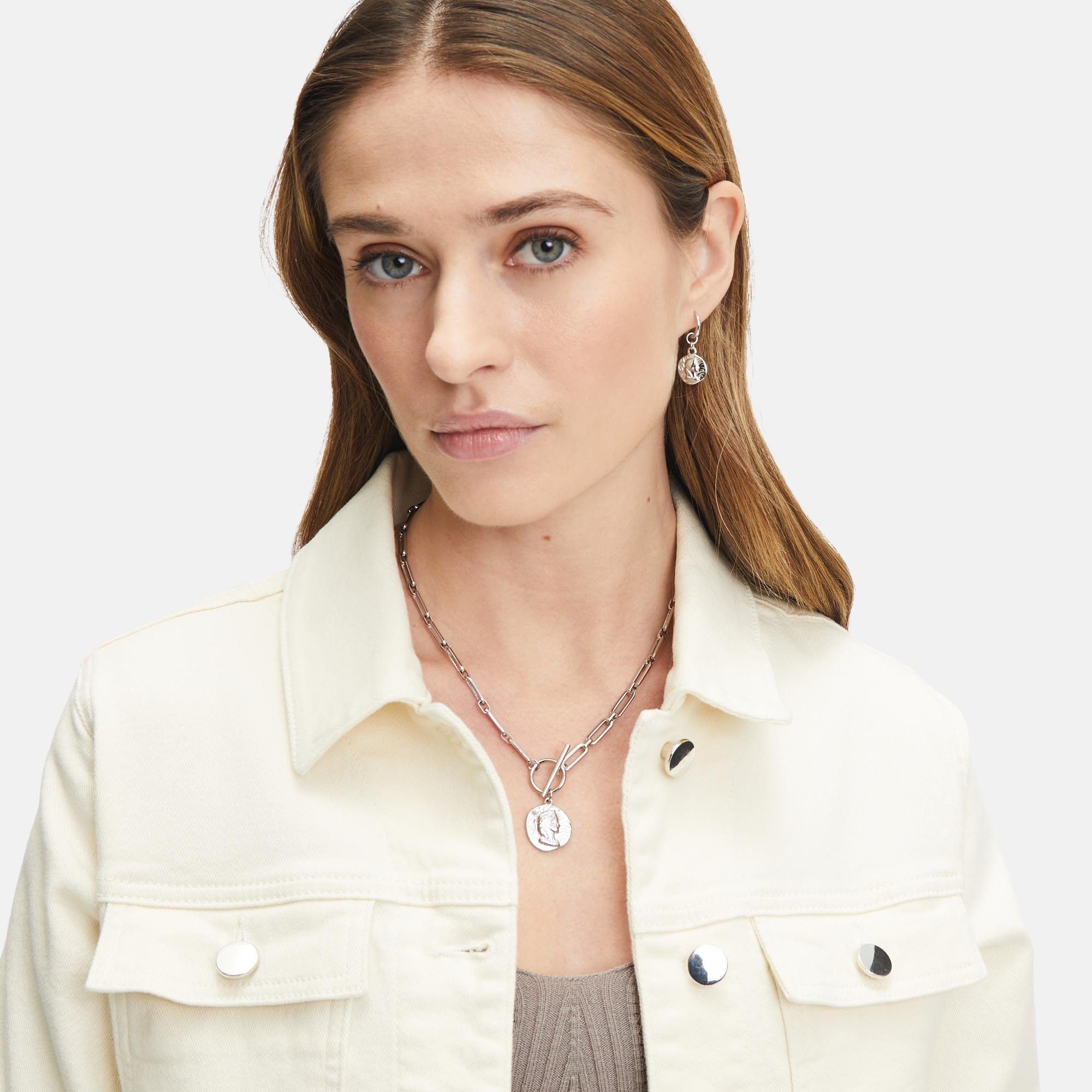 Tamaris Edelstahlkette Edelstahl silberf...