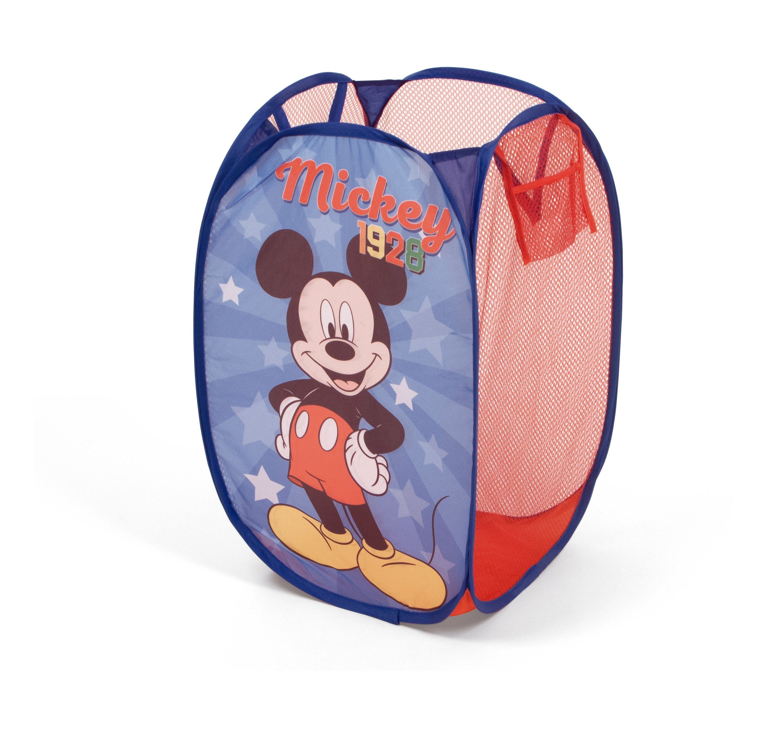 Disney Mickey Mouse Wäschekorb Aufbewahrungskorb cm Mouse, - Korb 36x36x58 Mickey POP-UP Kinder