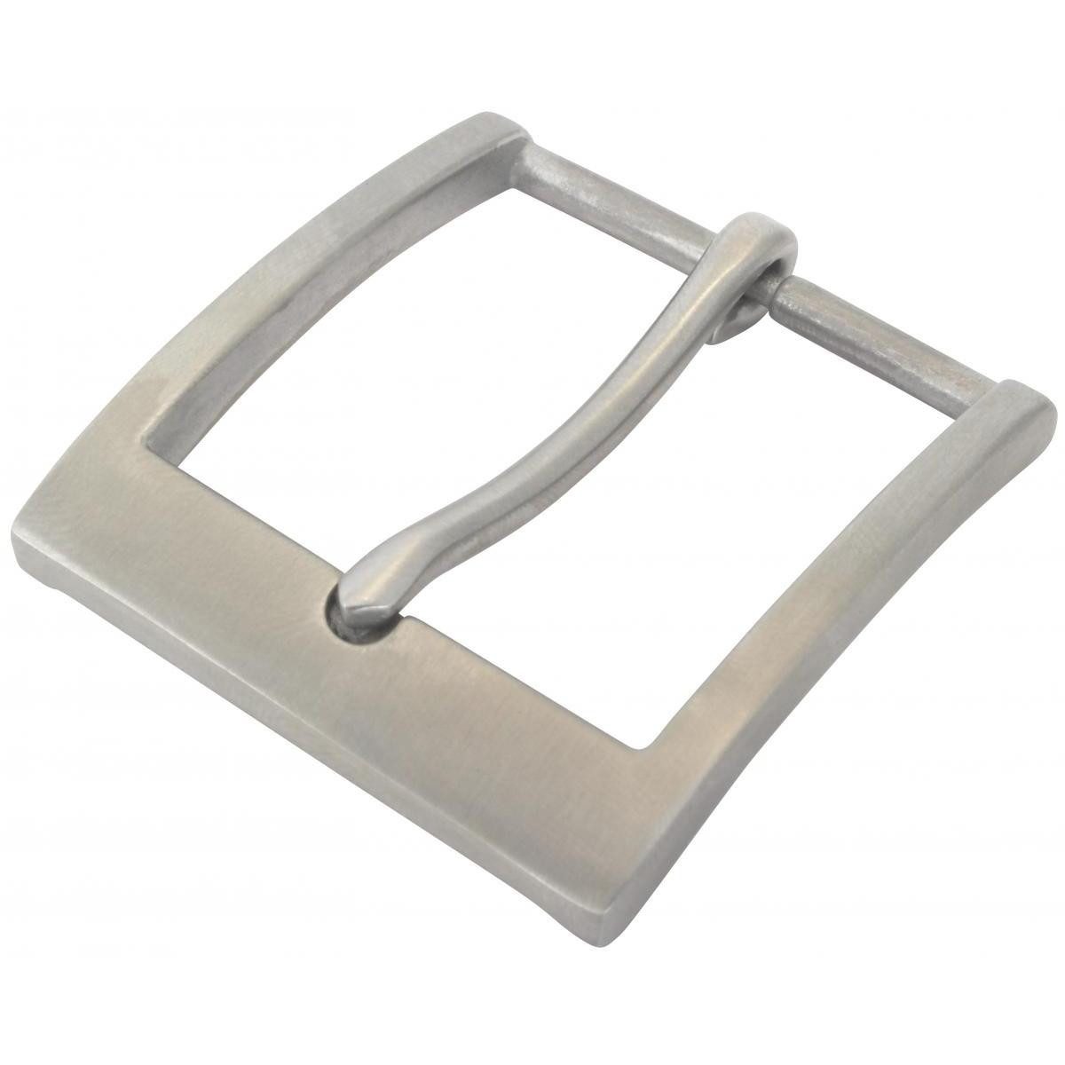 BELTINGER Gürtelschnalle aus massivem Edelstahl 3,5 cm - Buckle Gürtelschließe 35mm Edel-Stahl (1-St) – Bild 4 von 5