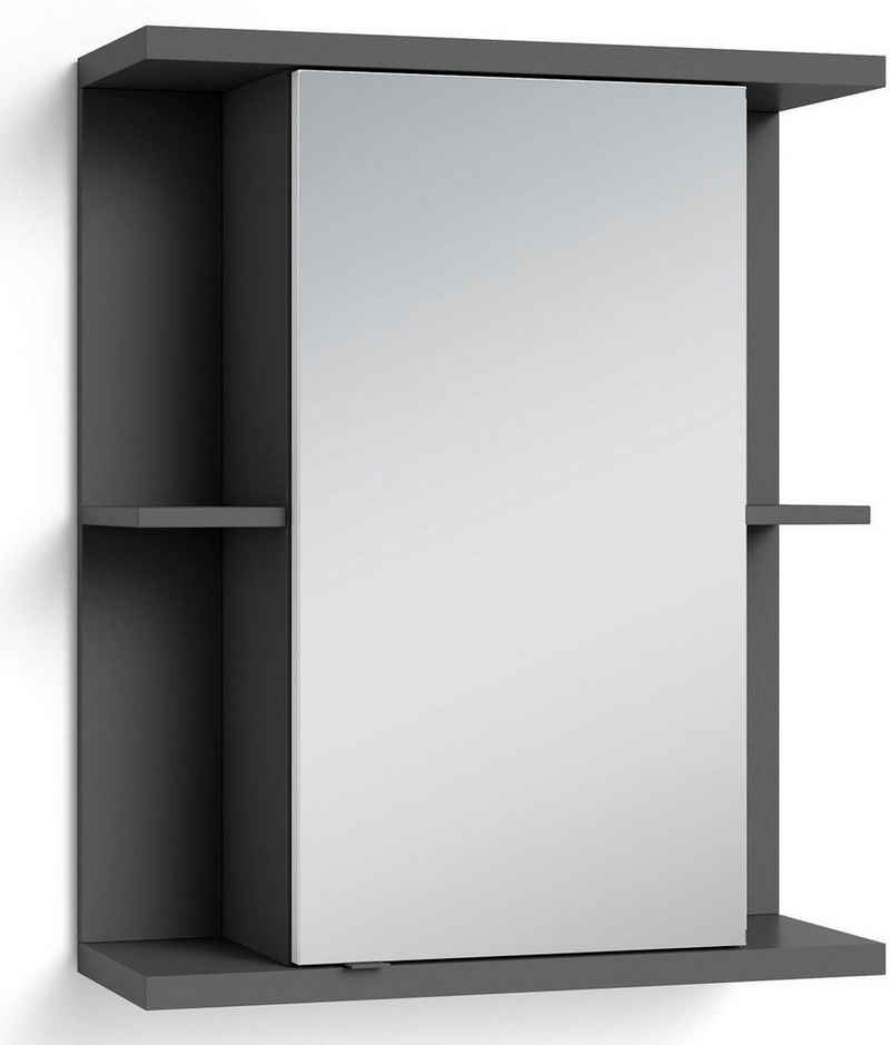 byLIVING Spiegelschrank »Nebraska« Breite 60 cm, mit großer Spiegeltür und viel Stauraum