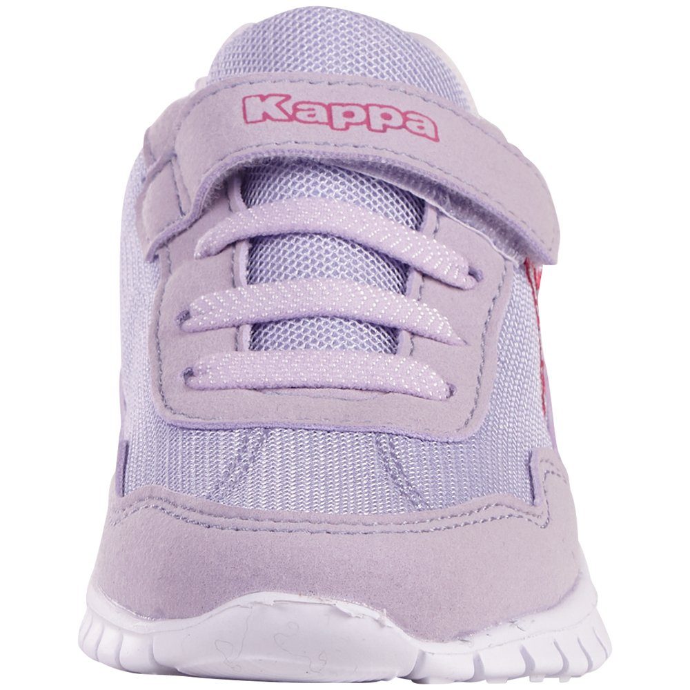 besonders flieder-pink Kappa Sneaker Sohle mit leichter
